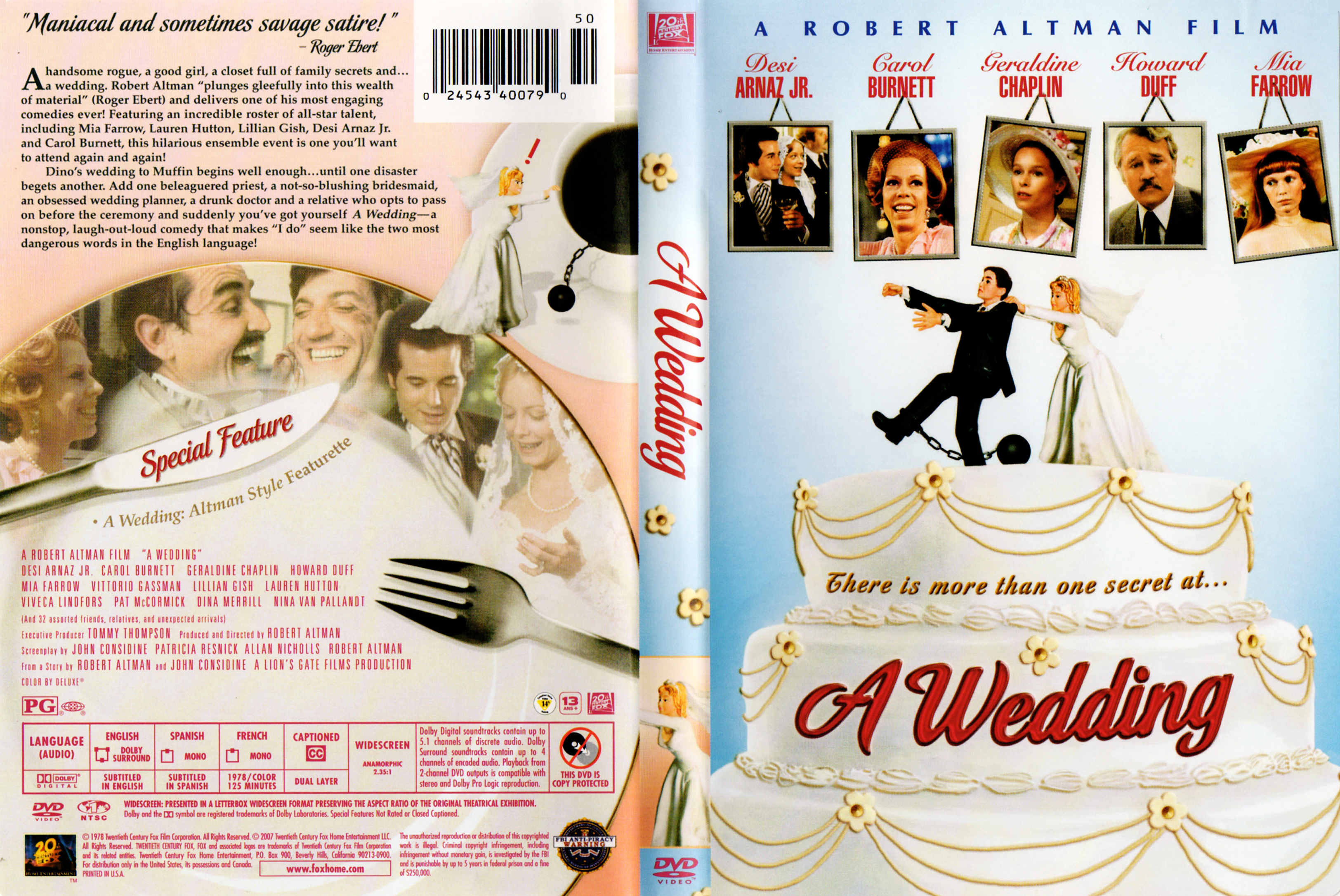 Jaquette DVD A wedding