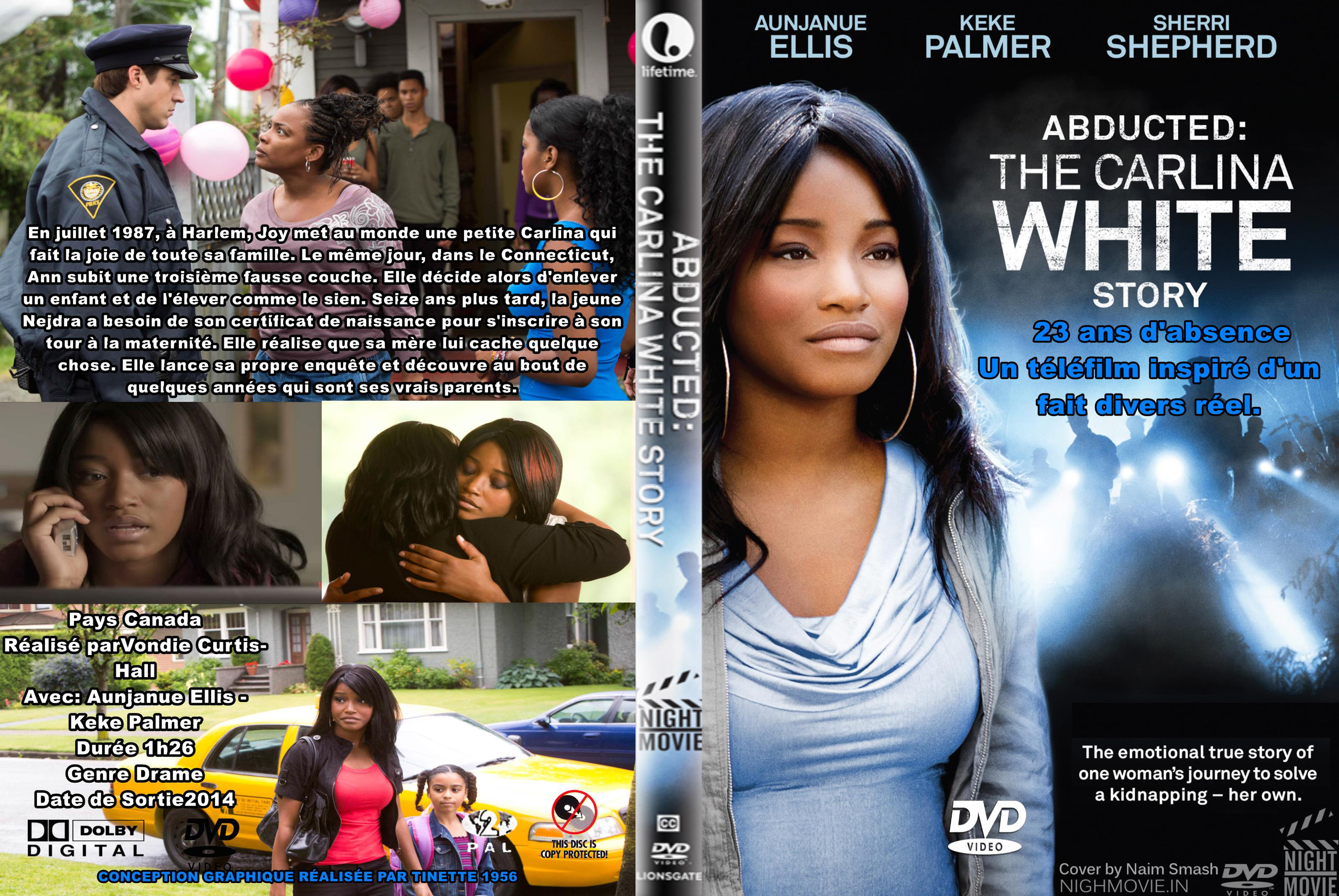 Jaquette DVD Abducted the carlina white story custom