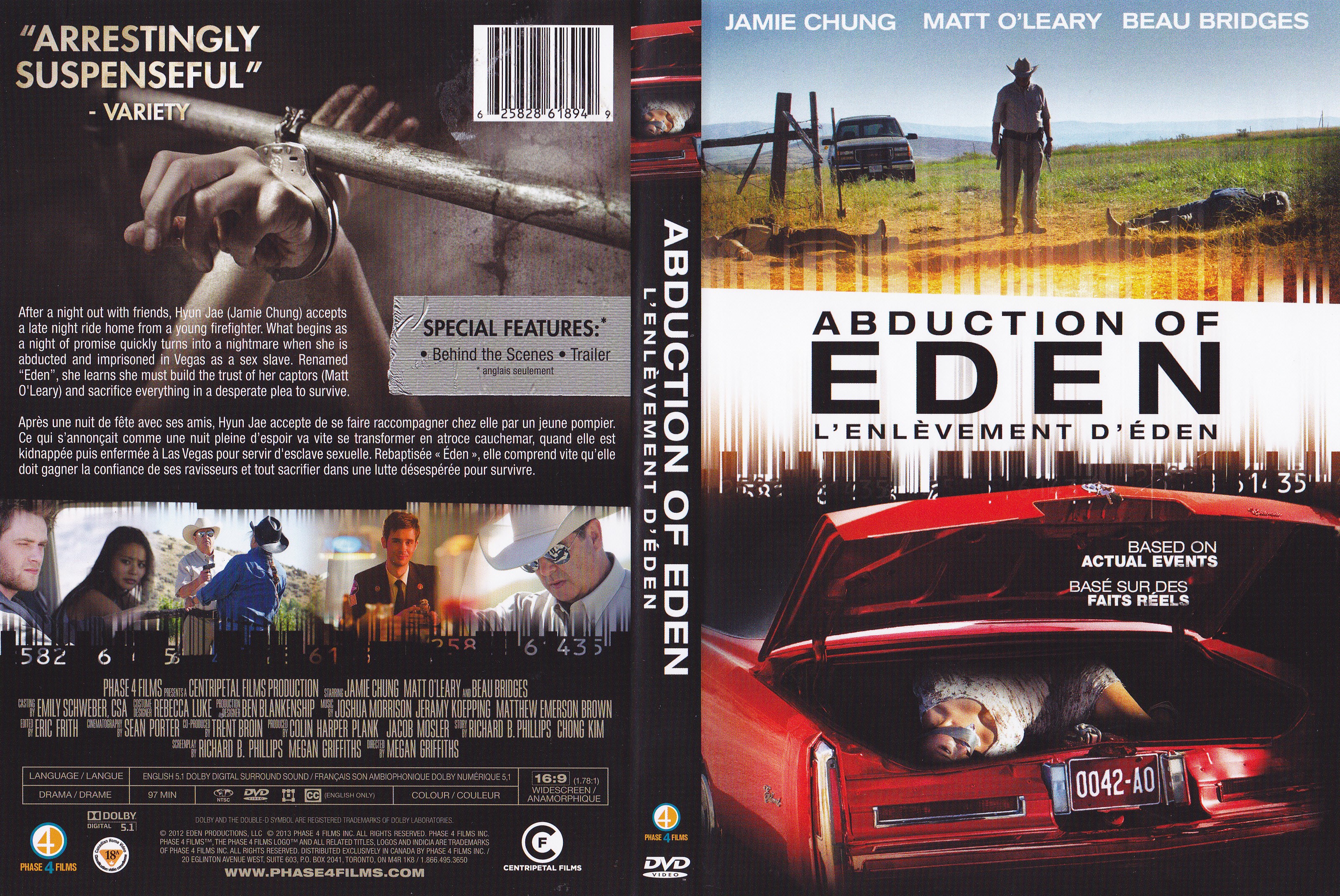 Jaquette DVD Abduction of Eden - L