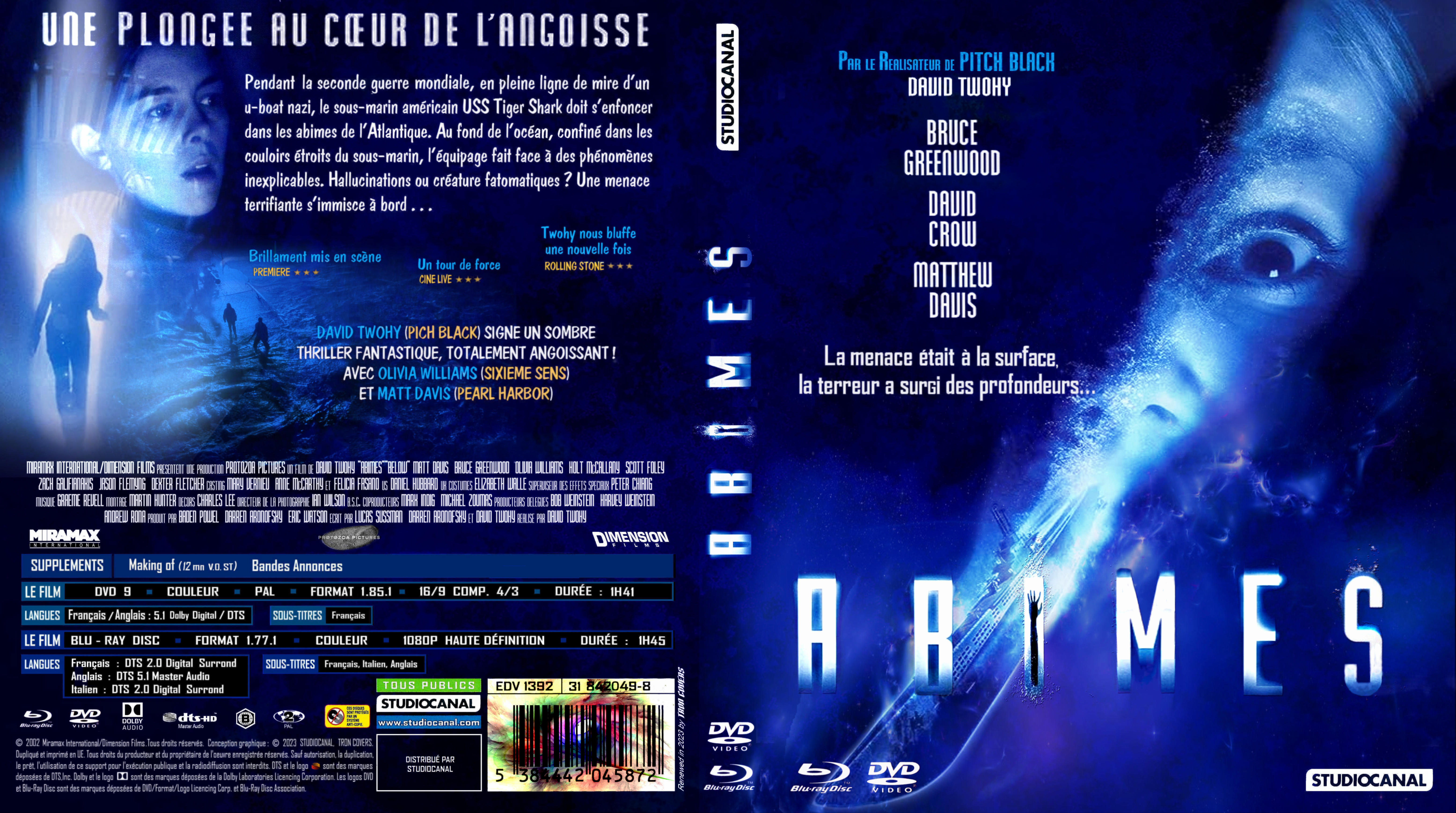 Jaquette DVD Abimes custom (BLU-RAY) v2