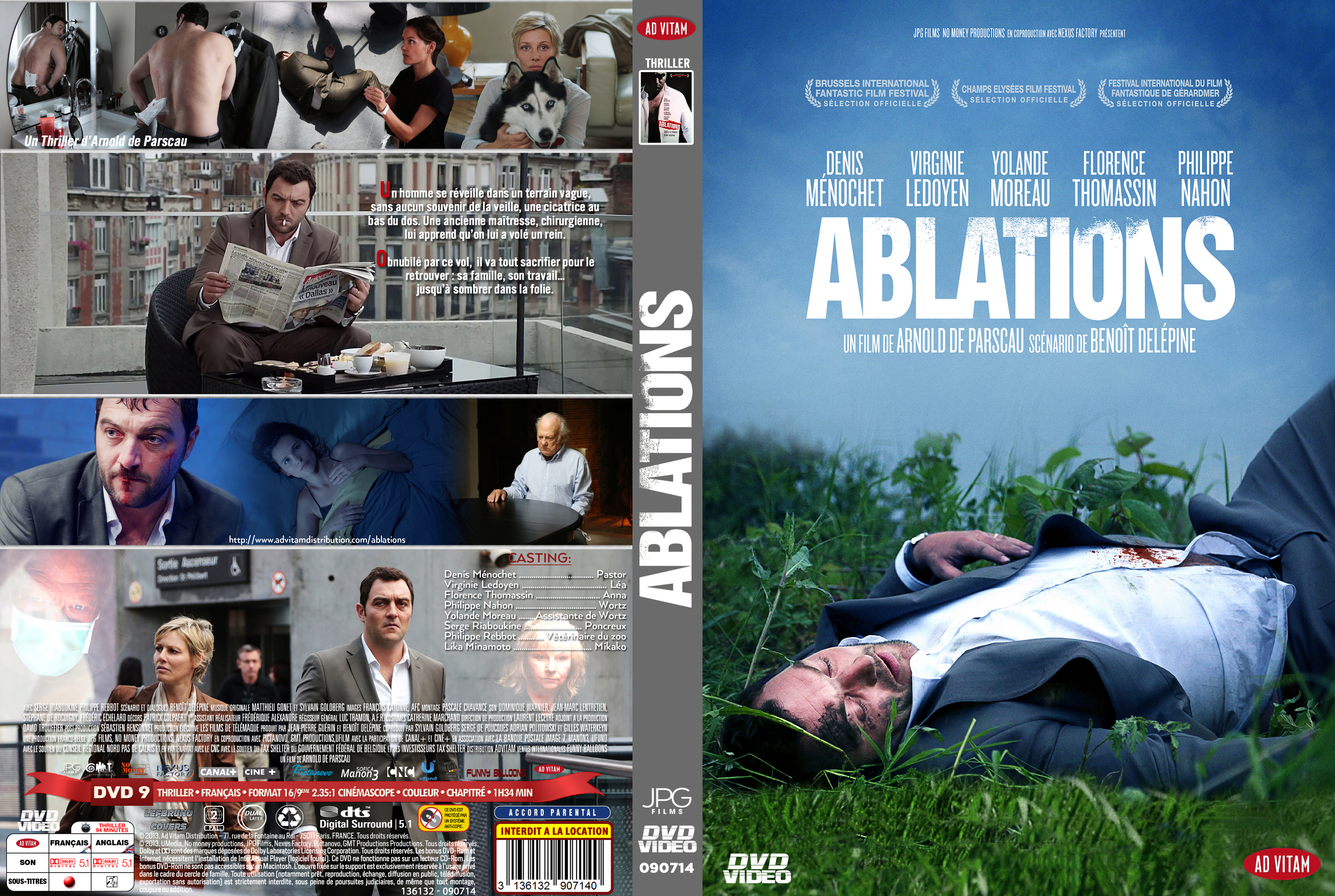 Jaquette DVD Ablations custom