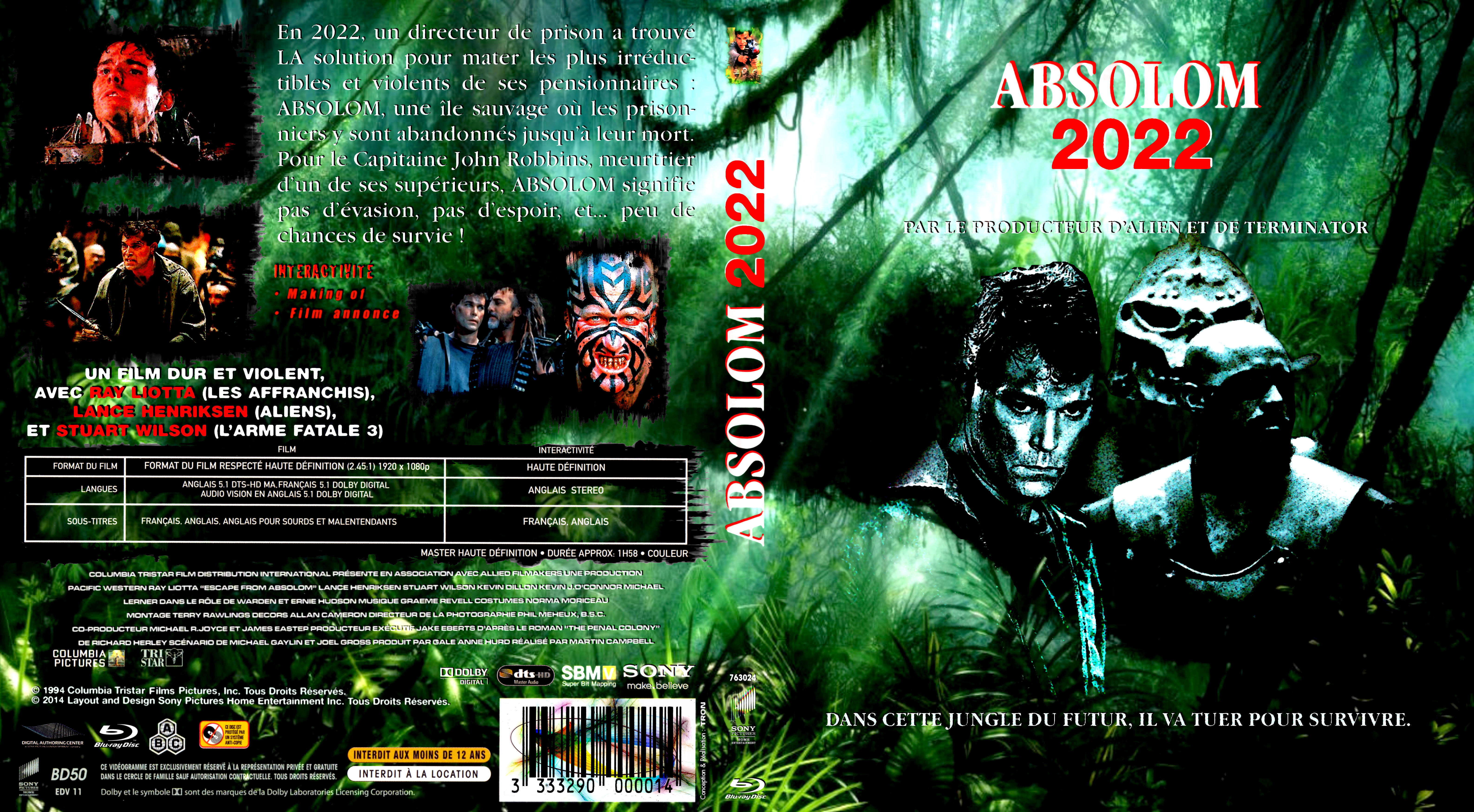 Jaquette DVD Absolom 2022 custom (BLU-RAY)