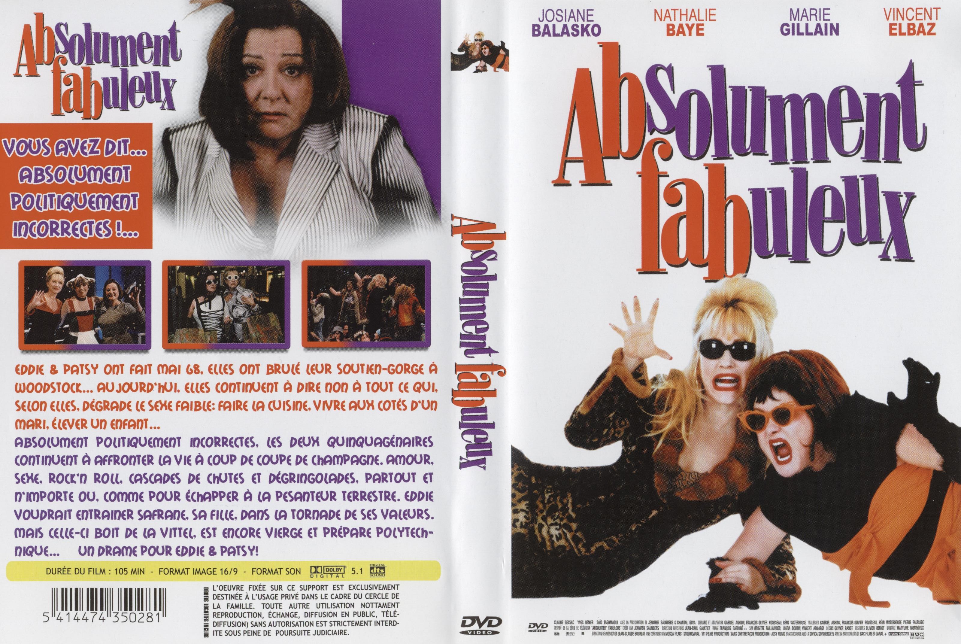 Jaquette DVD Absolument fabuleux v2