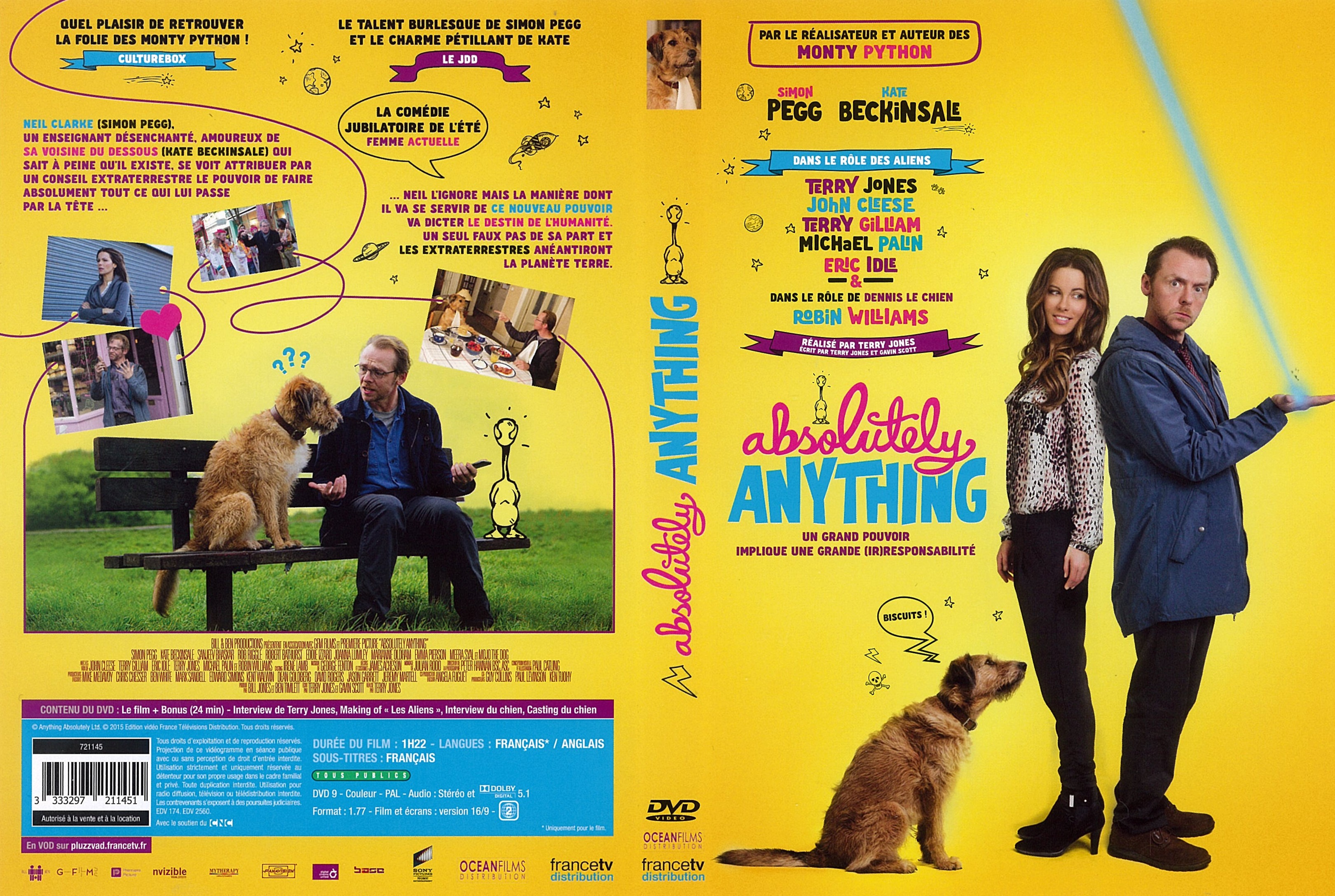 Jaquette DVD Absolutely Anything