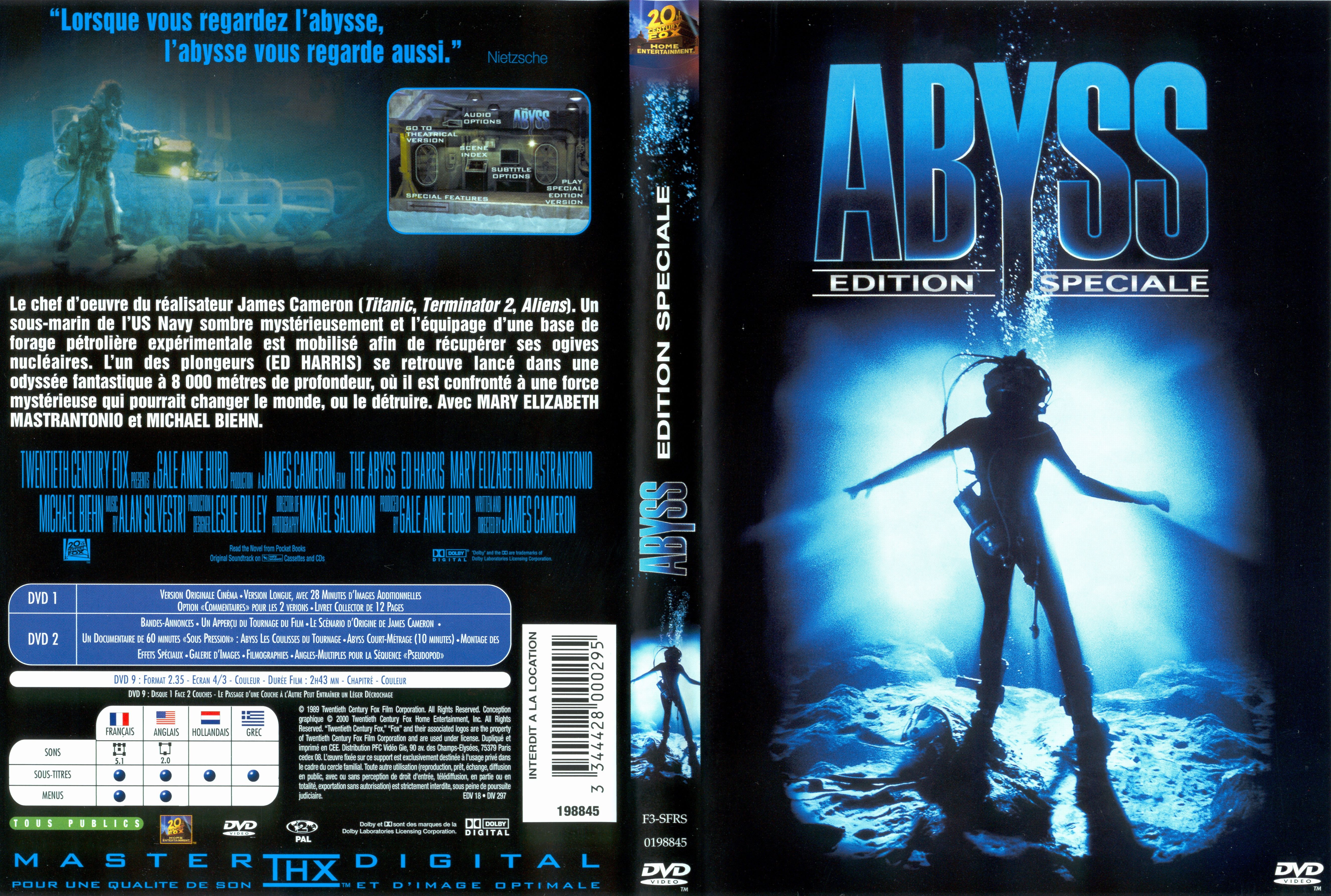 Jaquette DVD Abyss v2