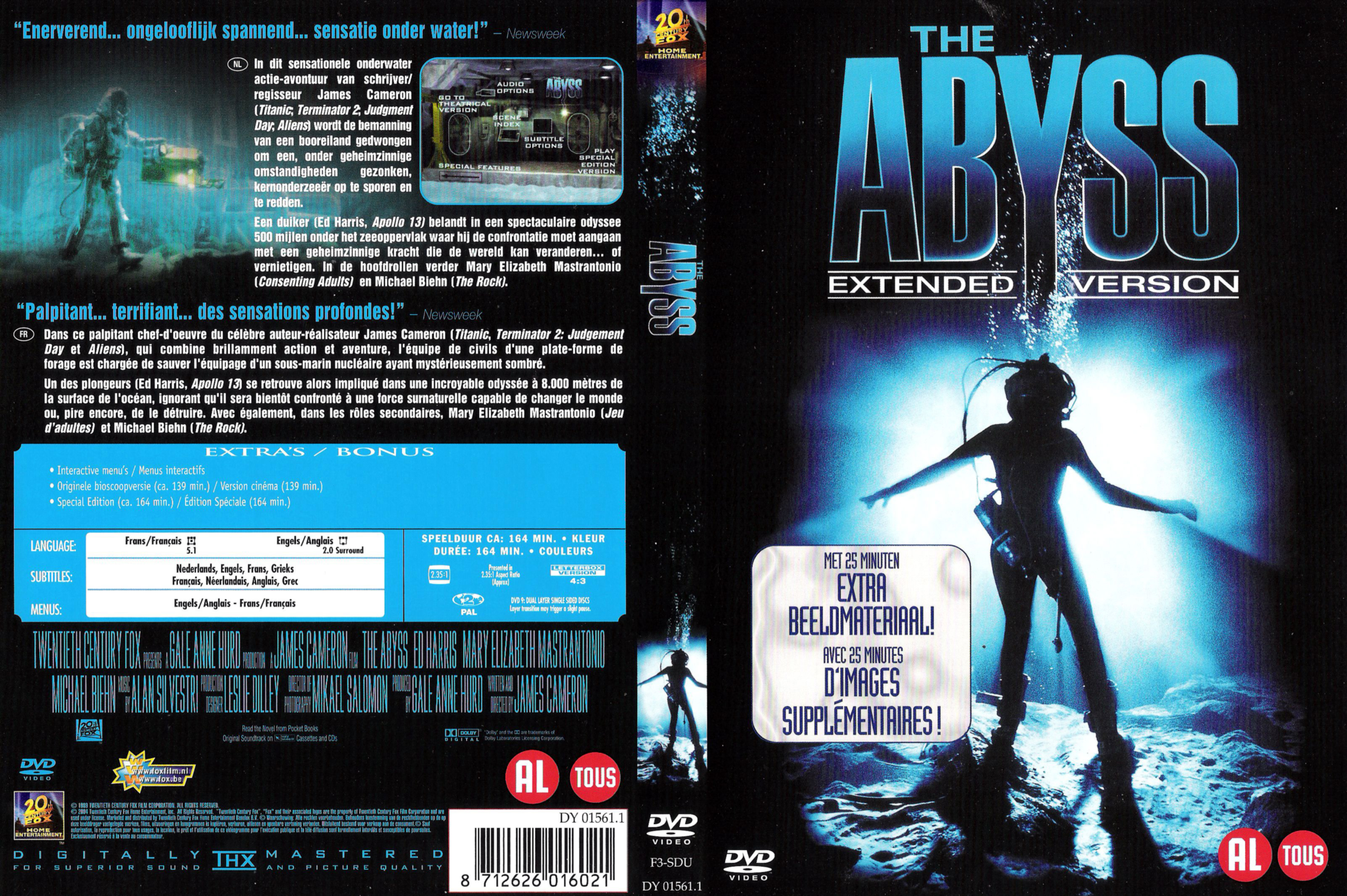 Jaquette DVD Abyss v3