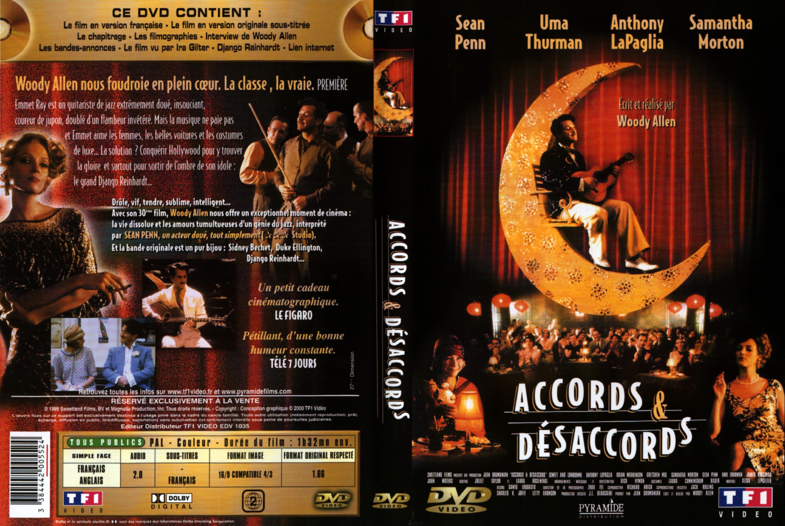 Jaquette DVD Accords et dsaccords
