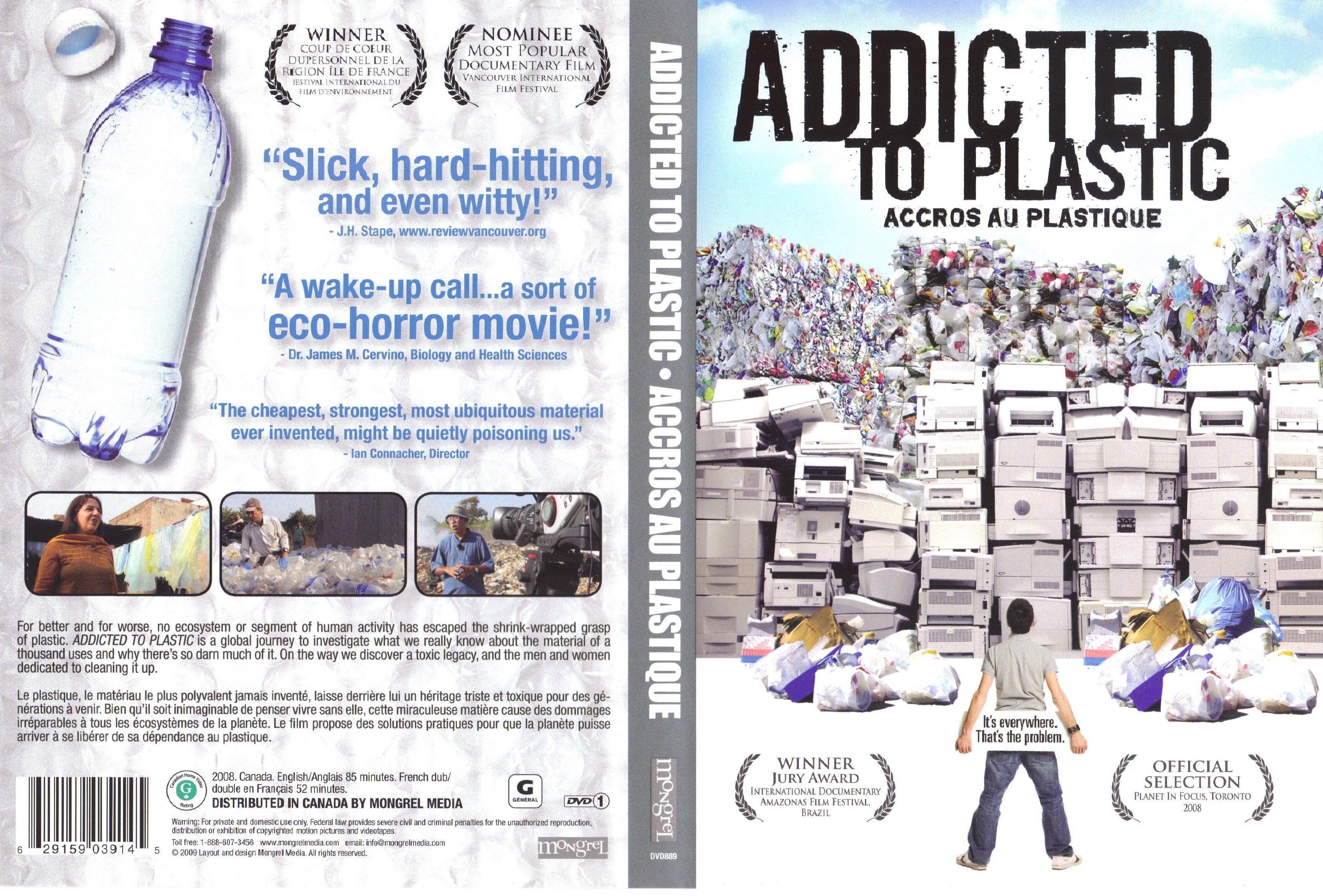 Jaquette DVD Accros au plastic - Addicted to plastic (Canadienne)