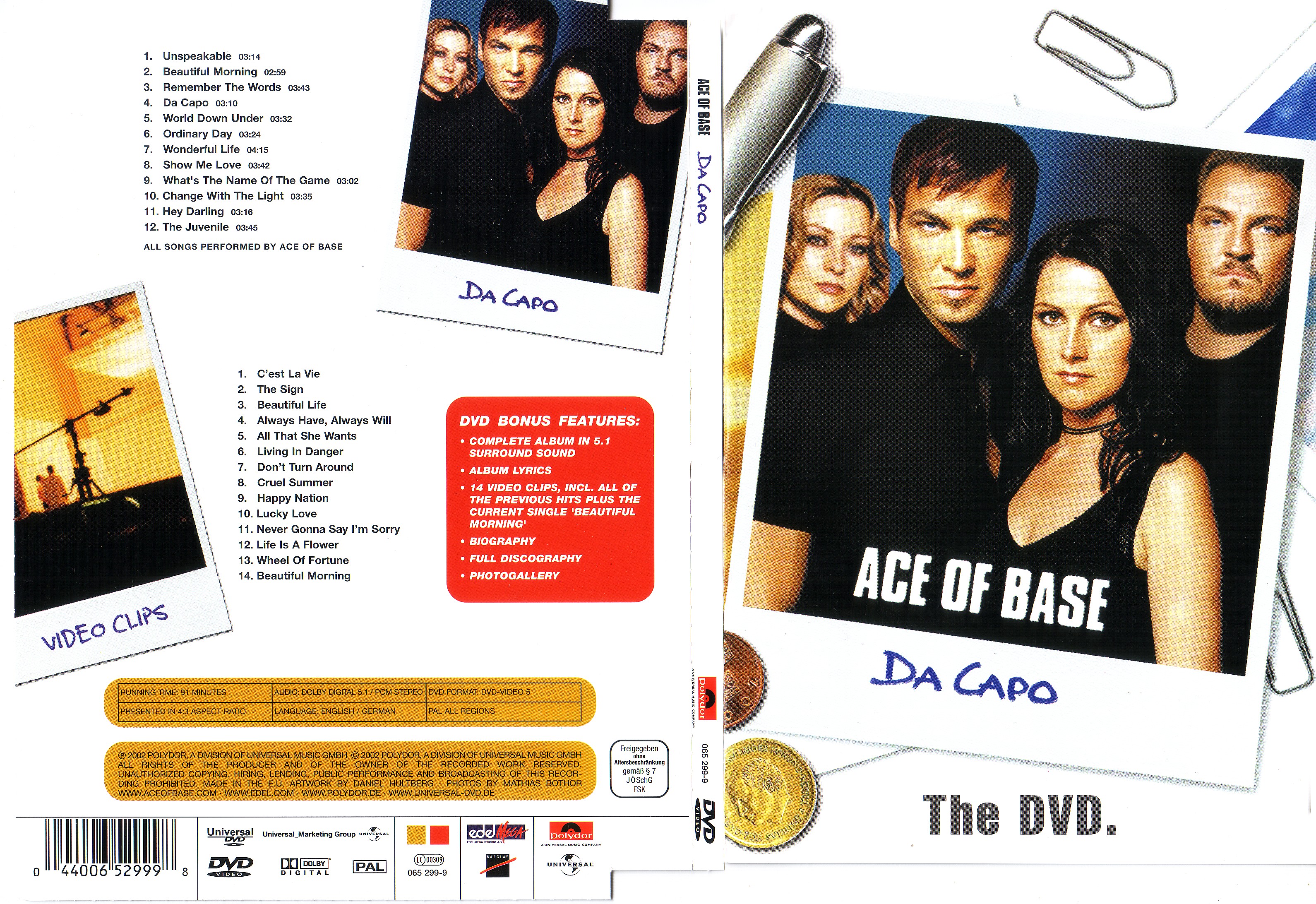 Jaquette DVD Ace of base