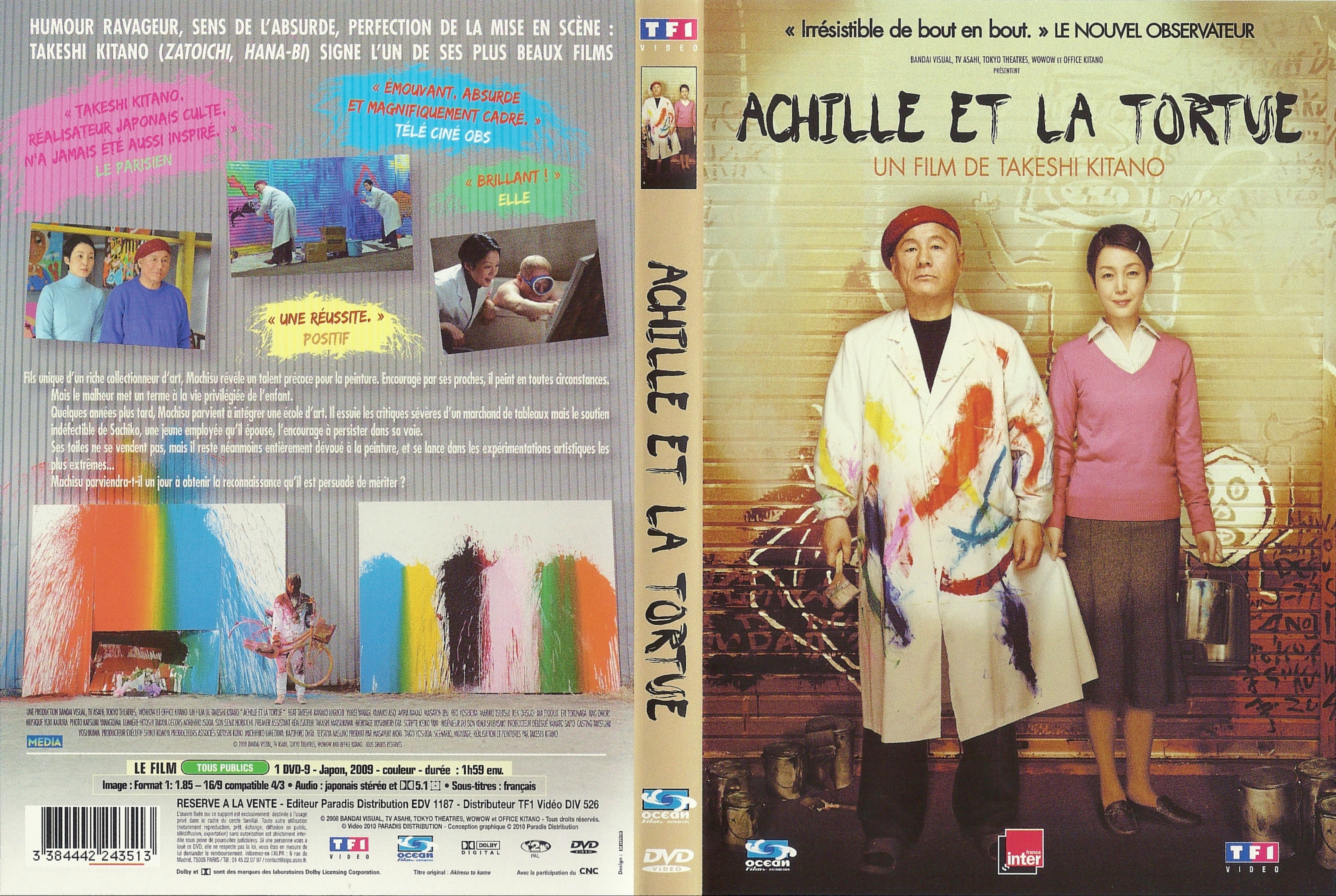 Jaquette DVD Achille et la tortue