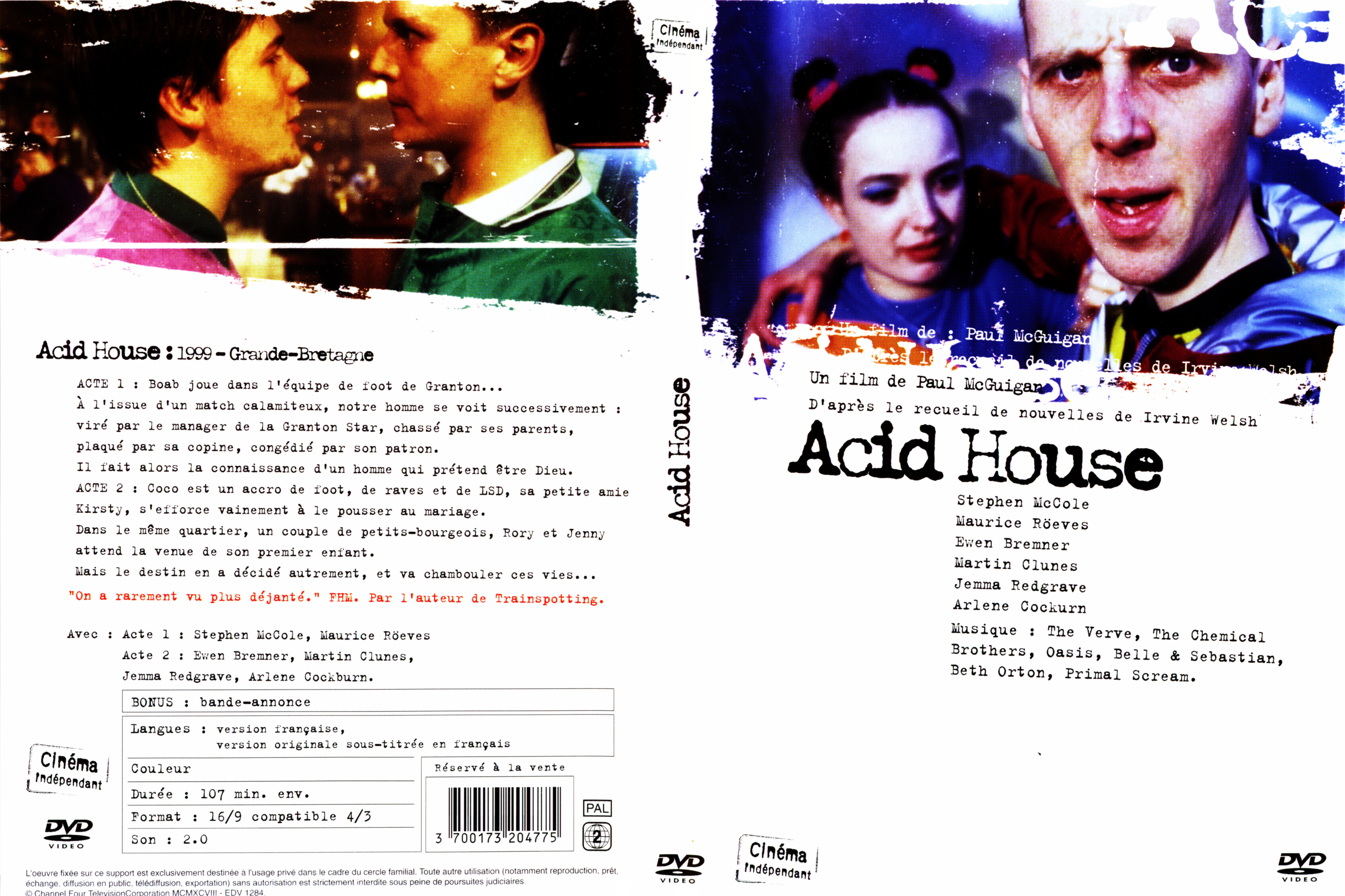Jaquette DVD Acid house