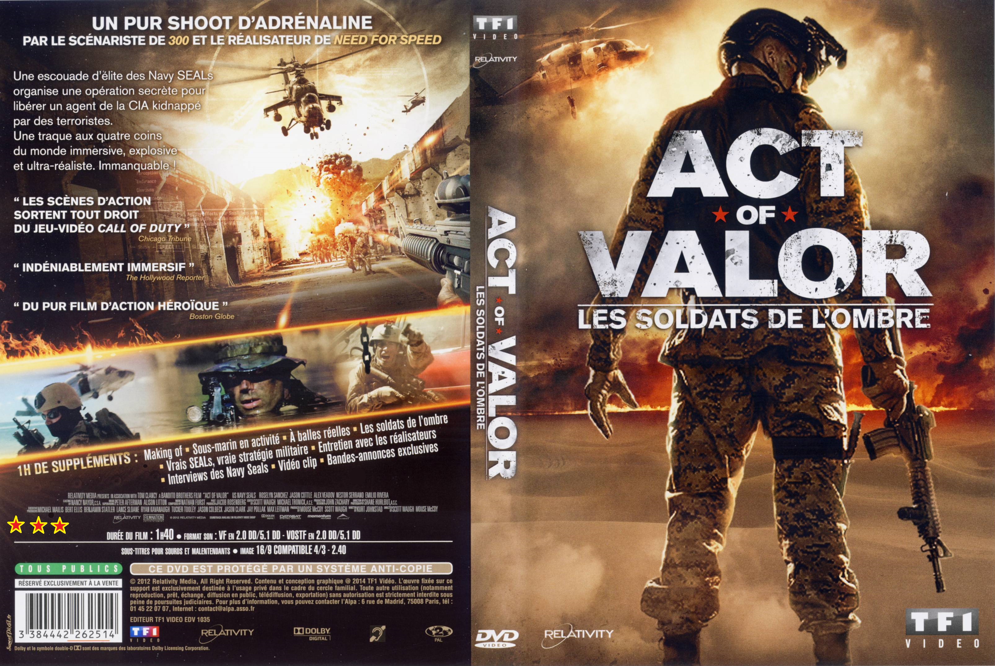 Jaquette DVD Act of Valor