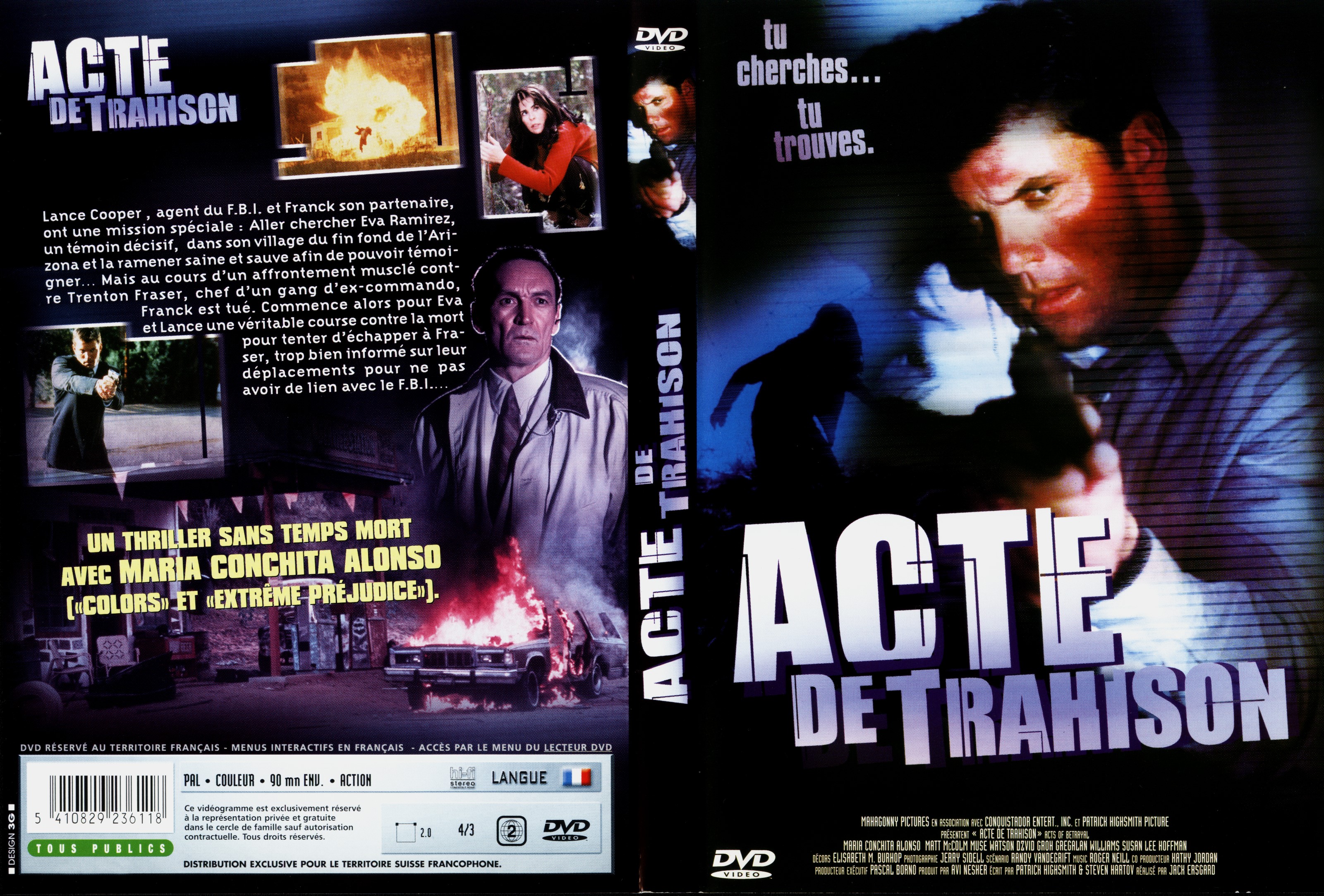 Jaquette DVD Acte de trahison