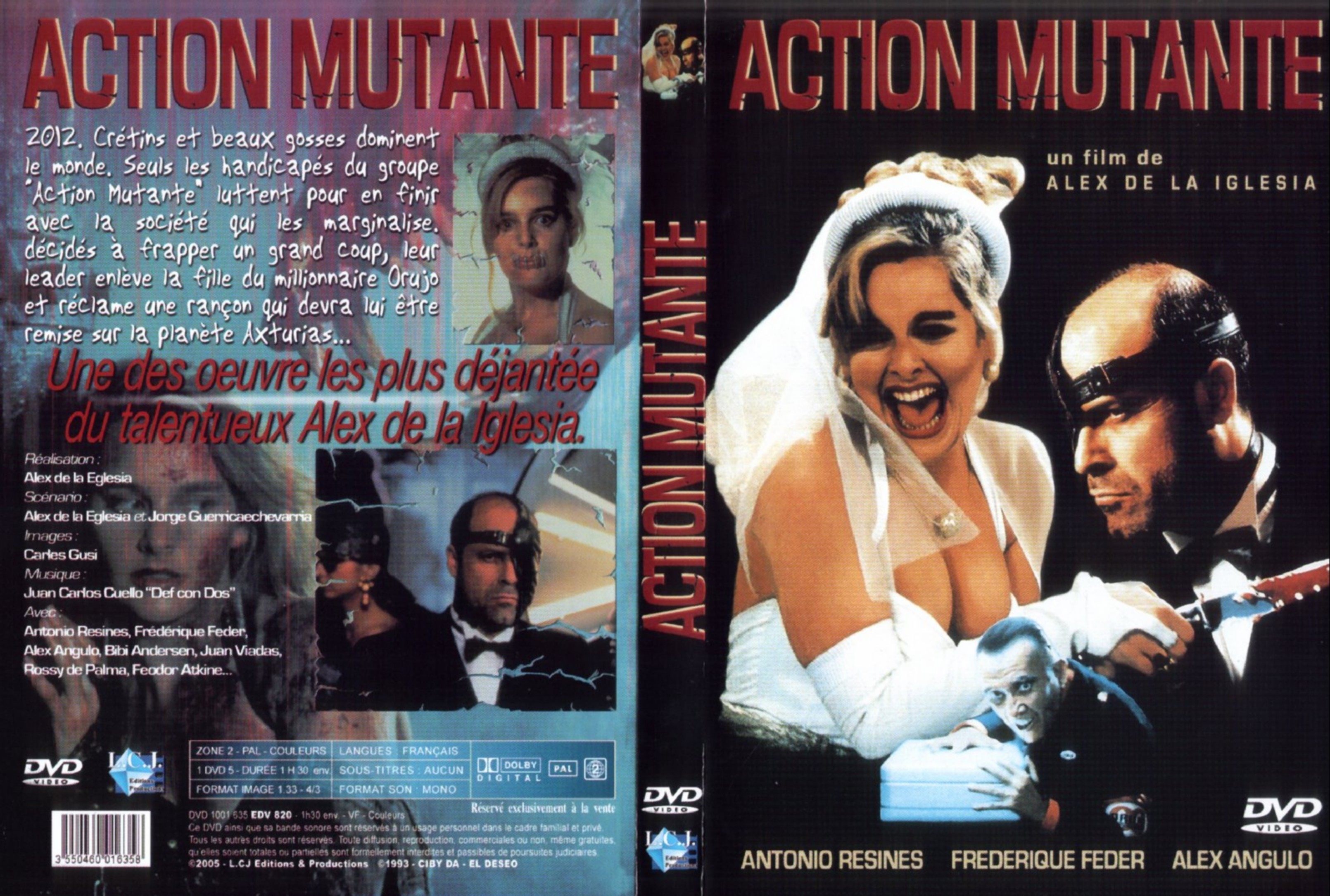 Jaquette DVD Action mutante