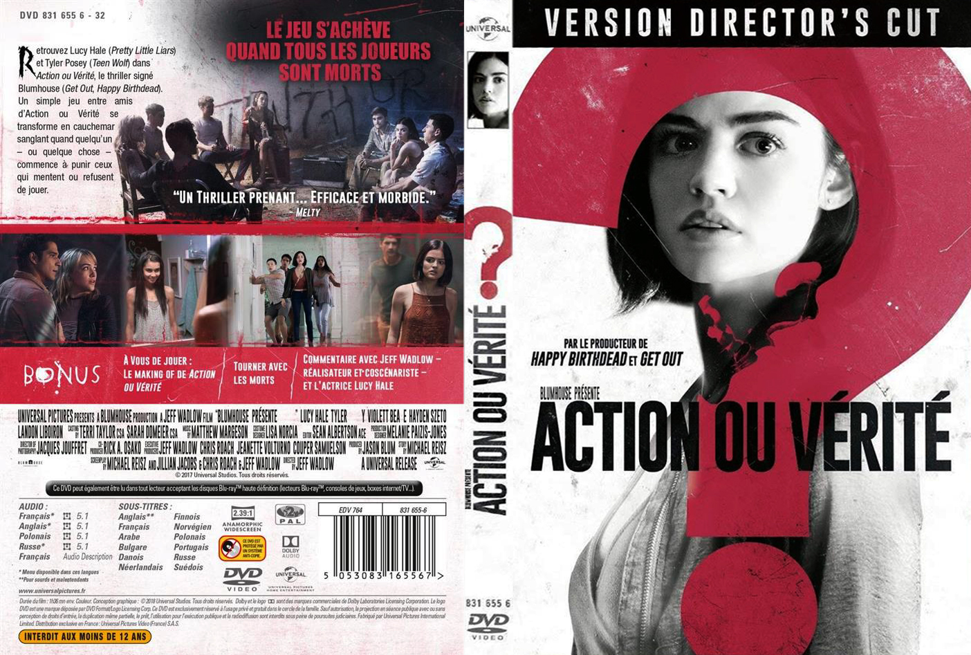 Jaquette DVD Action ou Vrit