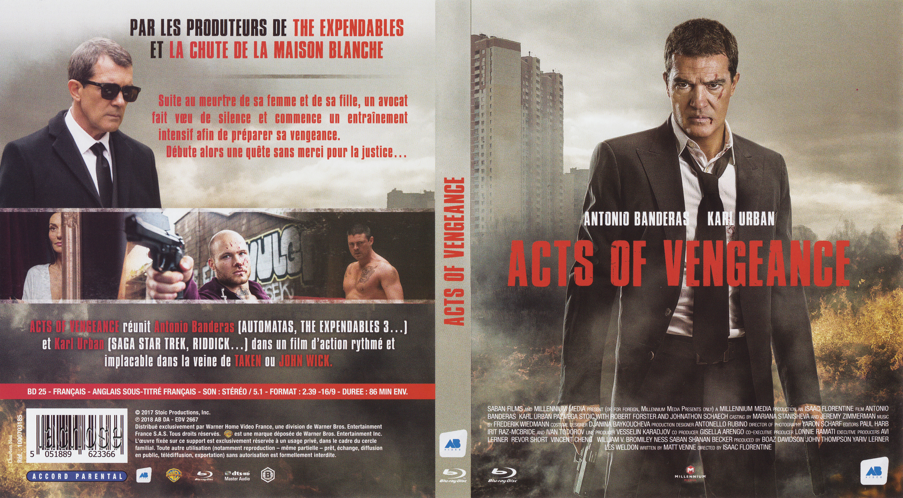 Jaquette DVD Acts of vengeance (BLU-RAY)
