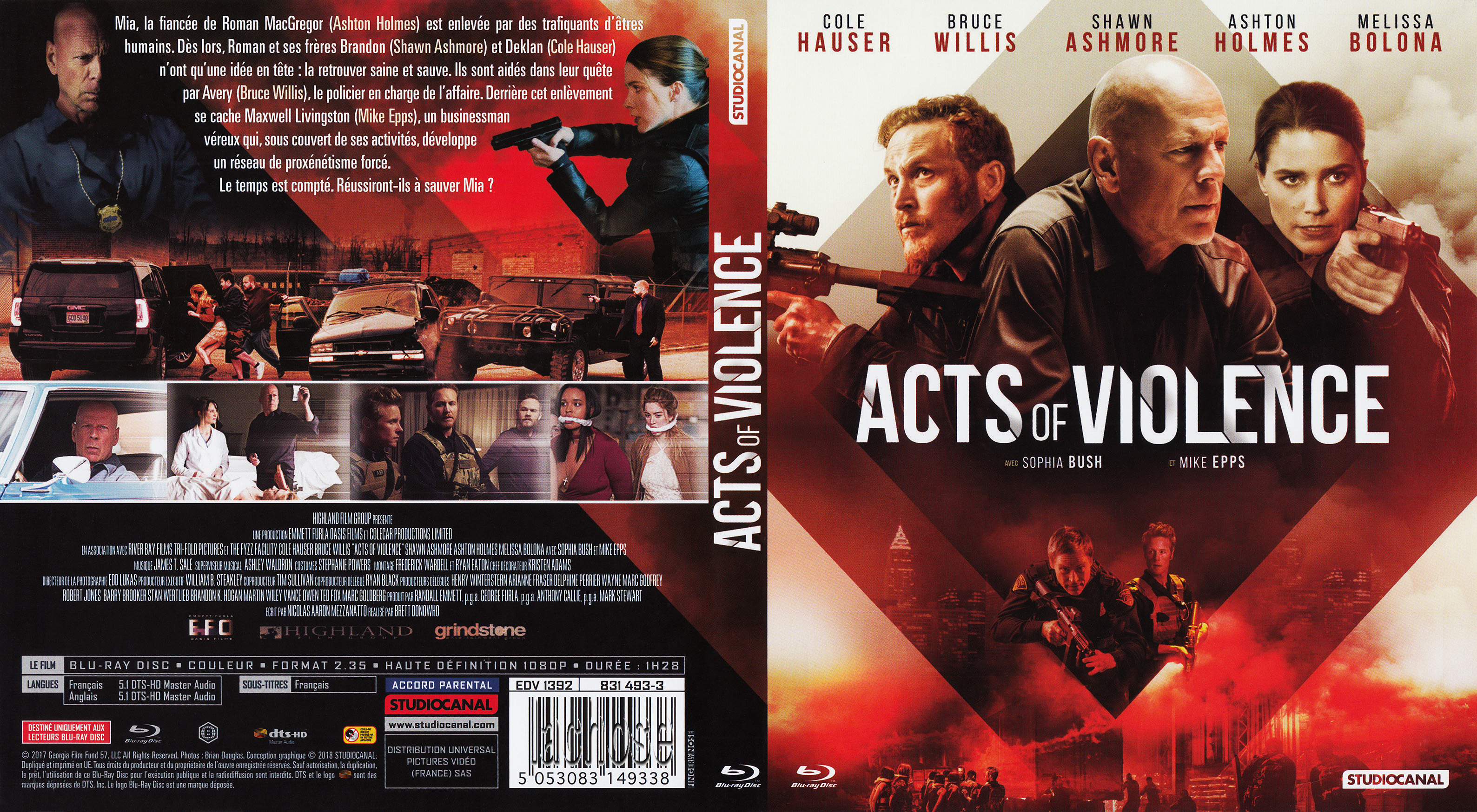 Jaquette DVD Acts of violence (BLU-RAY)