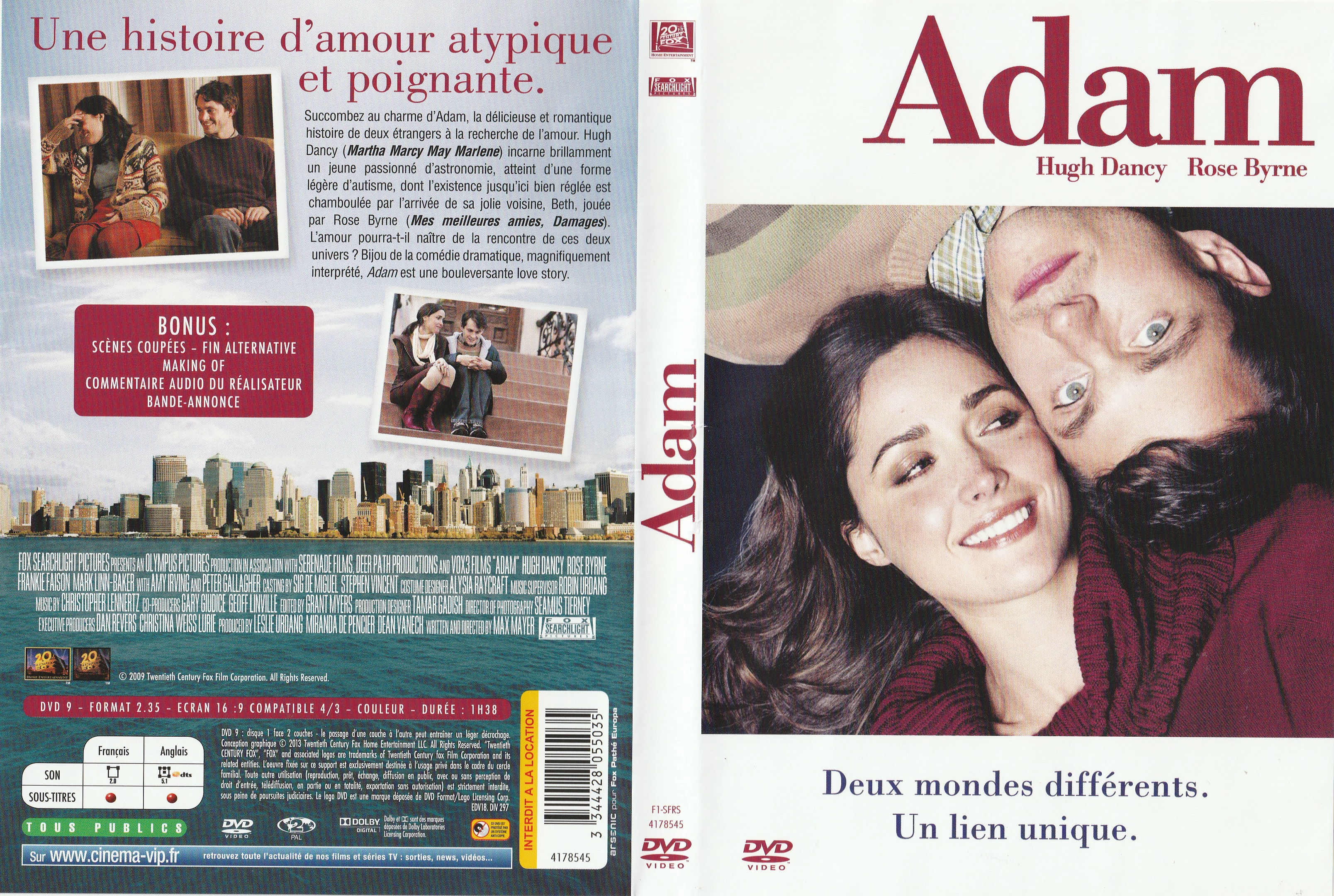 Jaquette DVD Adam