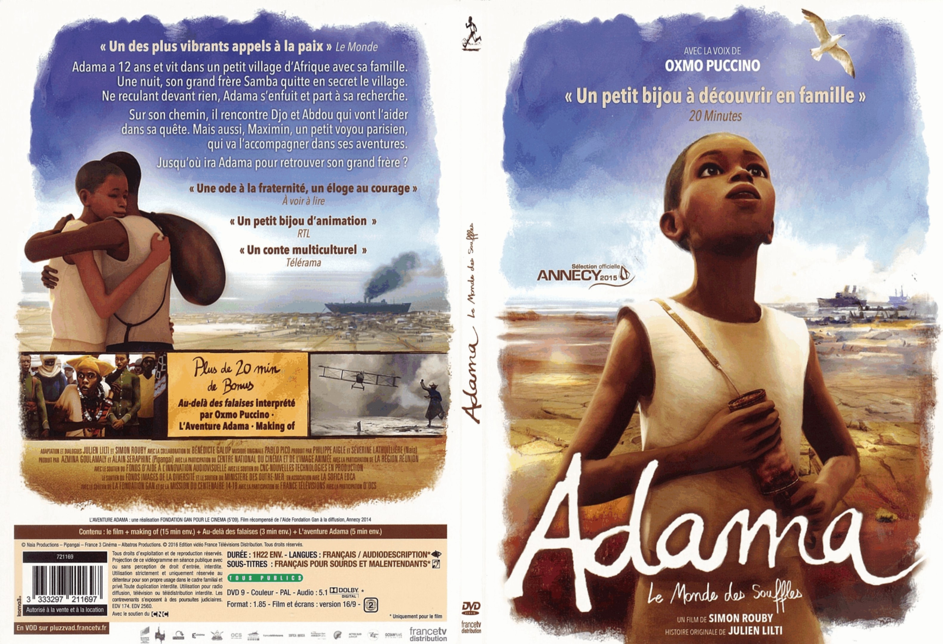 Jaquette DVD Adama - SLIM