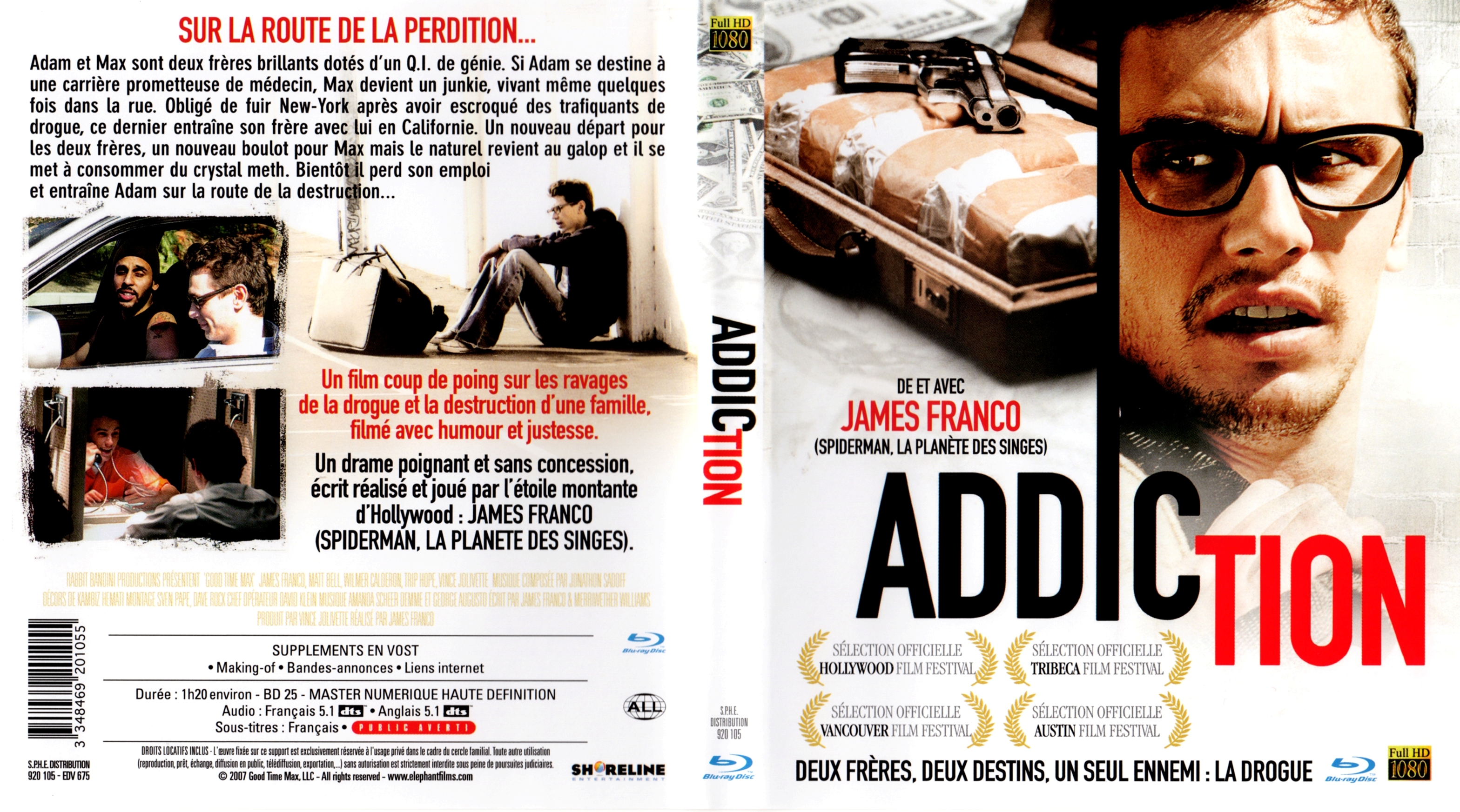 Jaquette Dvd De Addiction Blu Ray Cinéma Passion