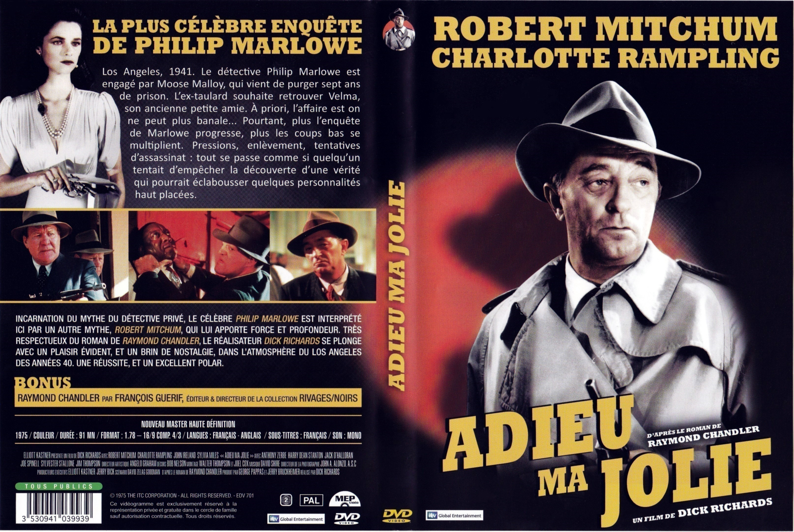 Jaquette DVD Adieu ma Jolie v2