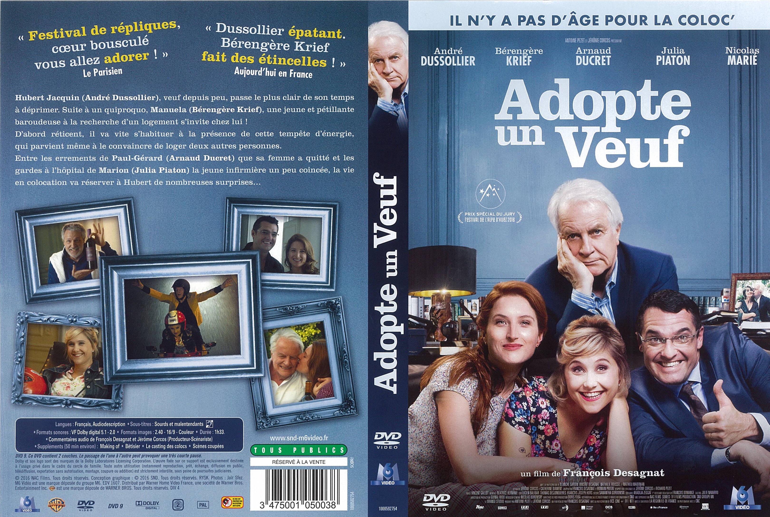 Jaquette DVD Adopte un veuf