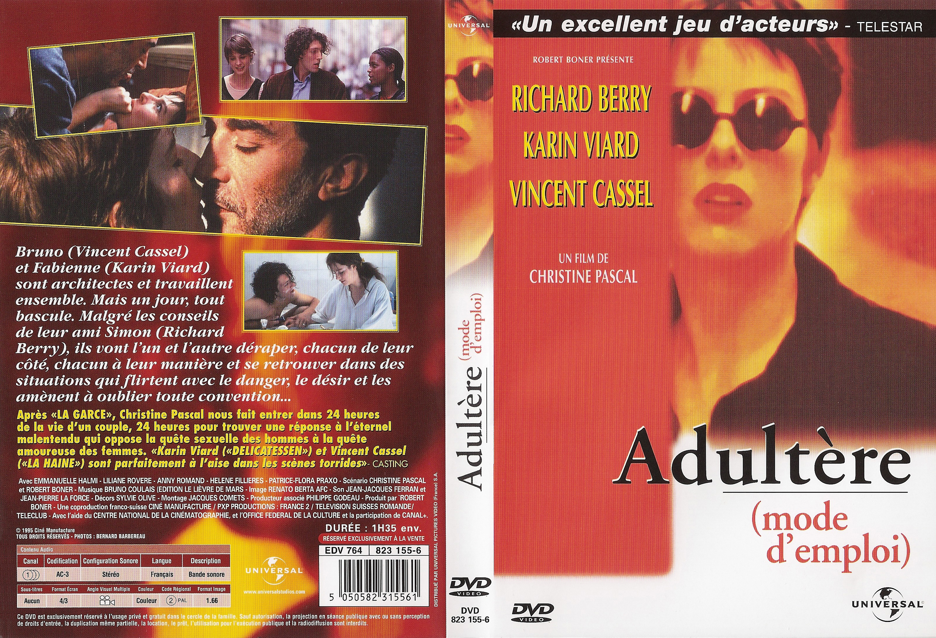 Jaquette DVD Adultre (mode d