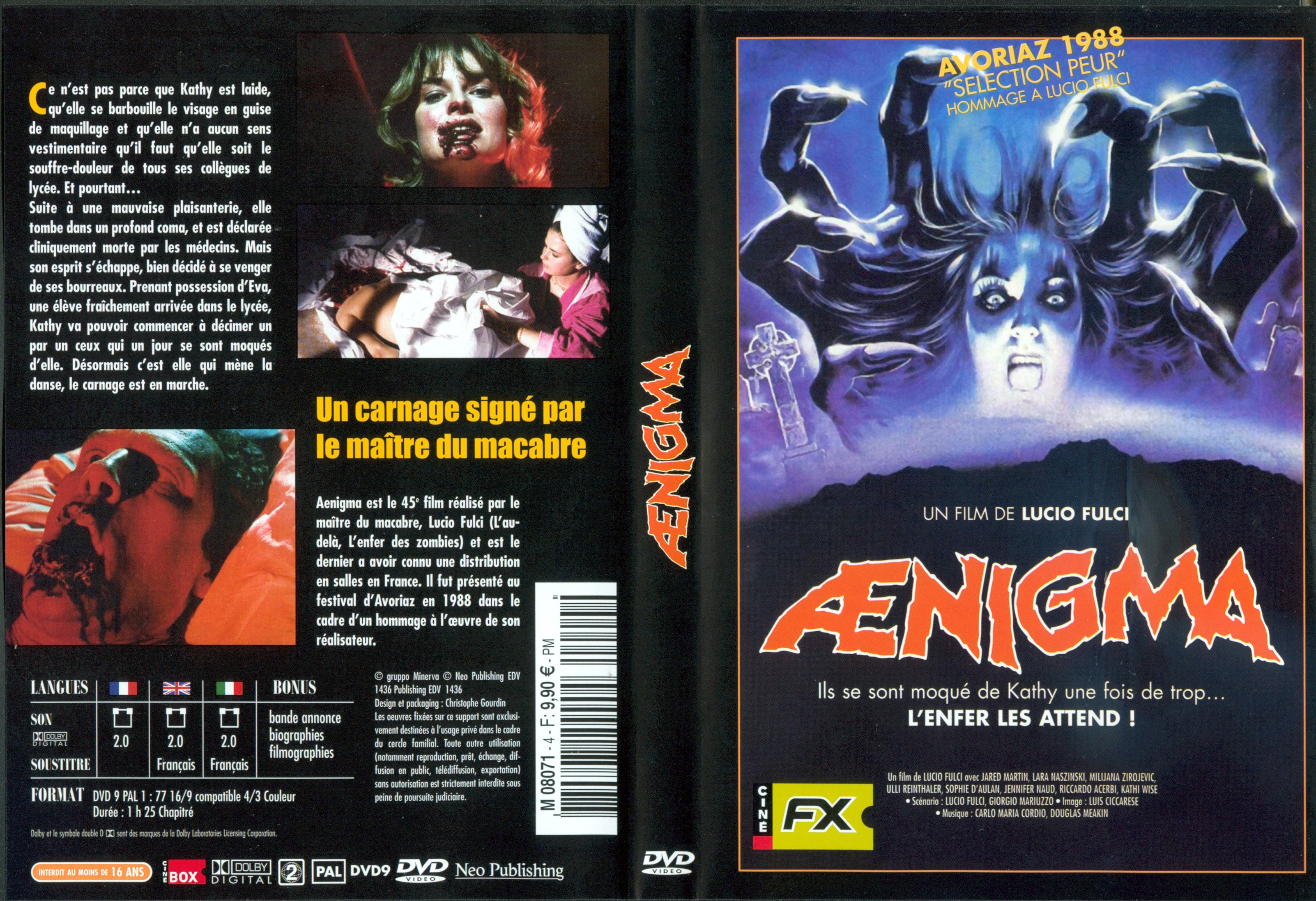 Jaquette DVD Aenigma