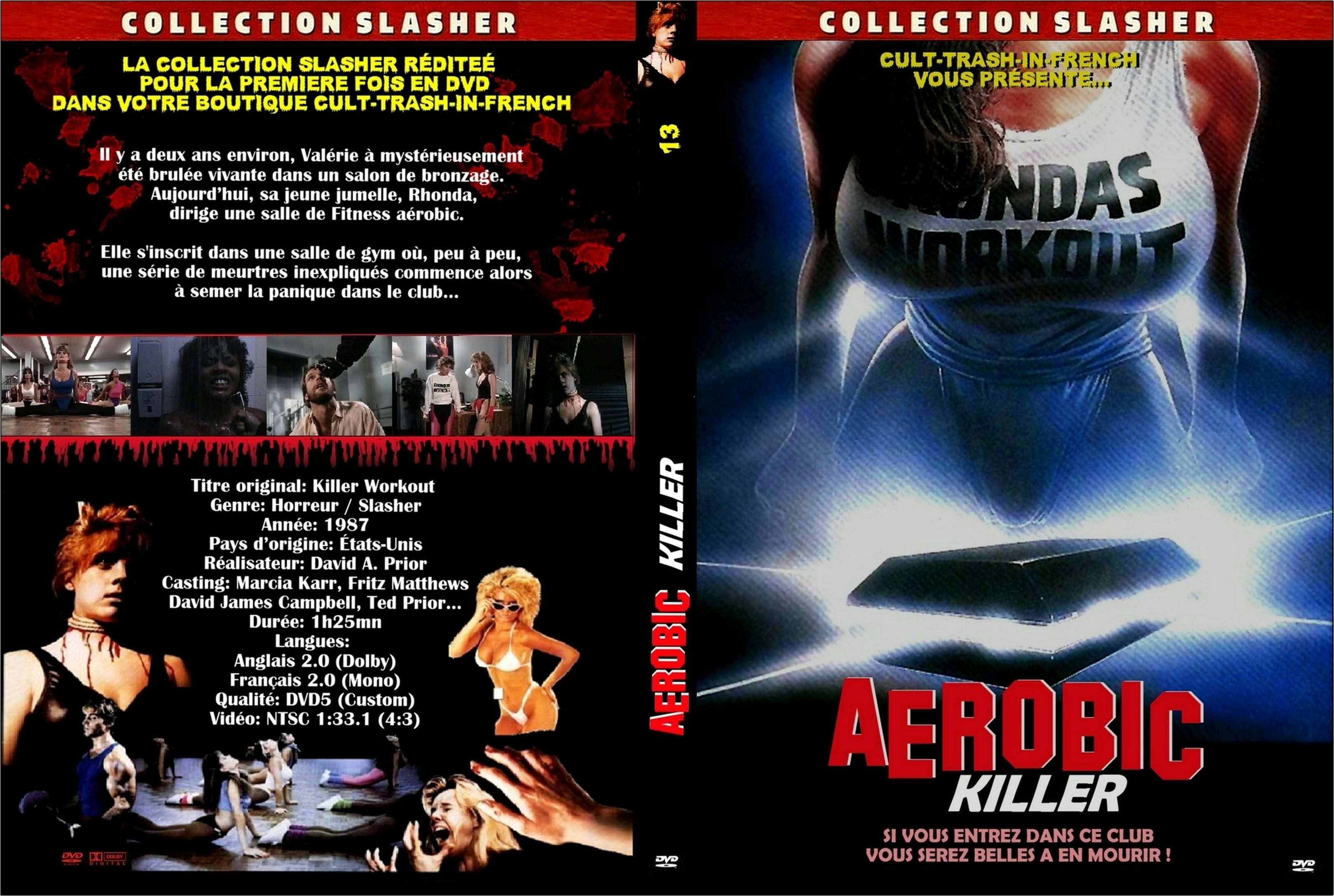 Jaquette DVD Aerobic Killer custom v2