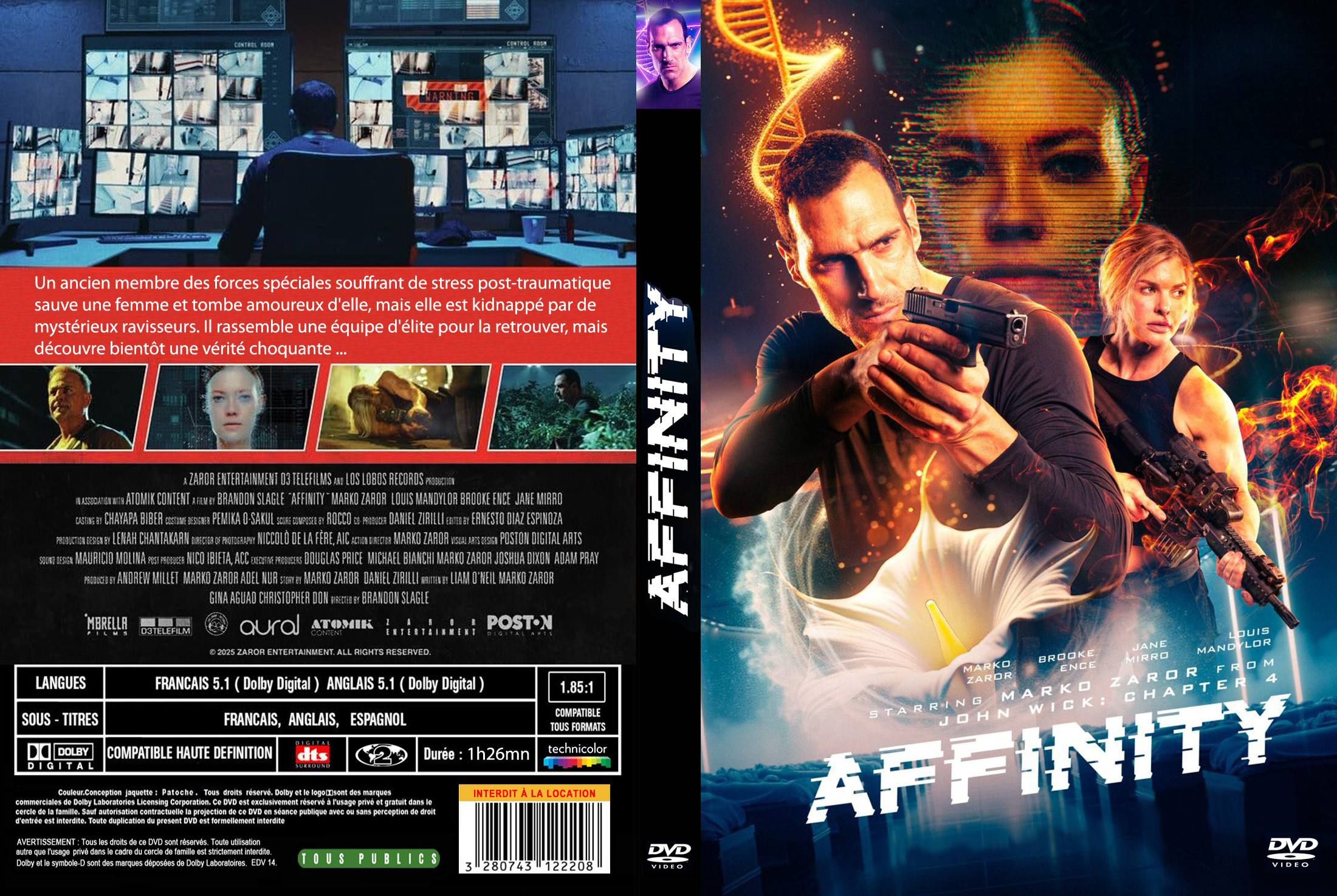 Jaquette DVD Affinity custom