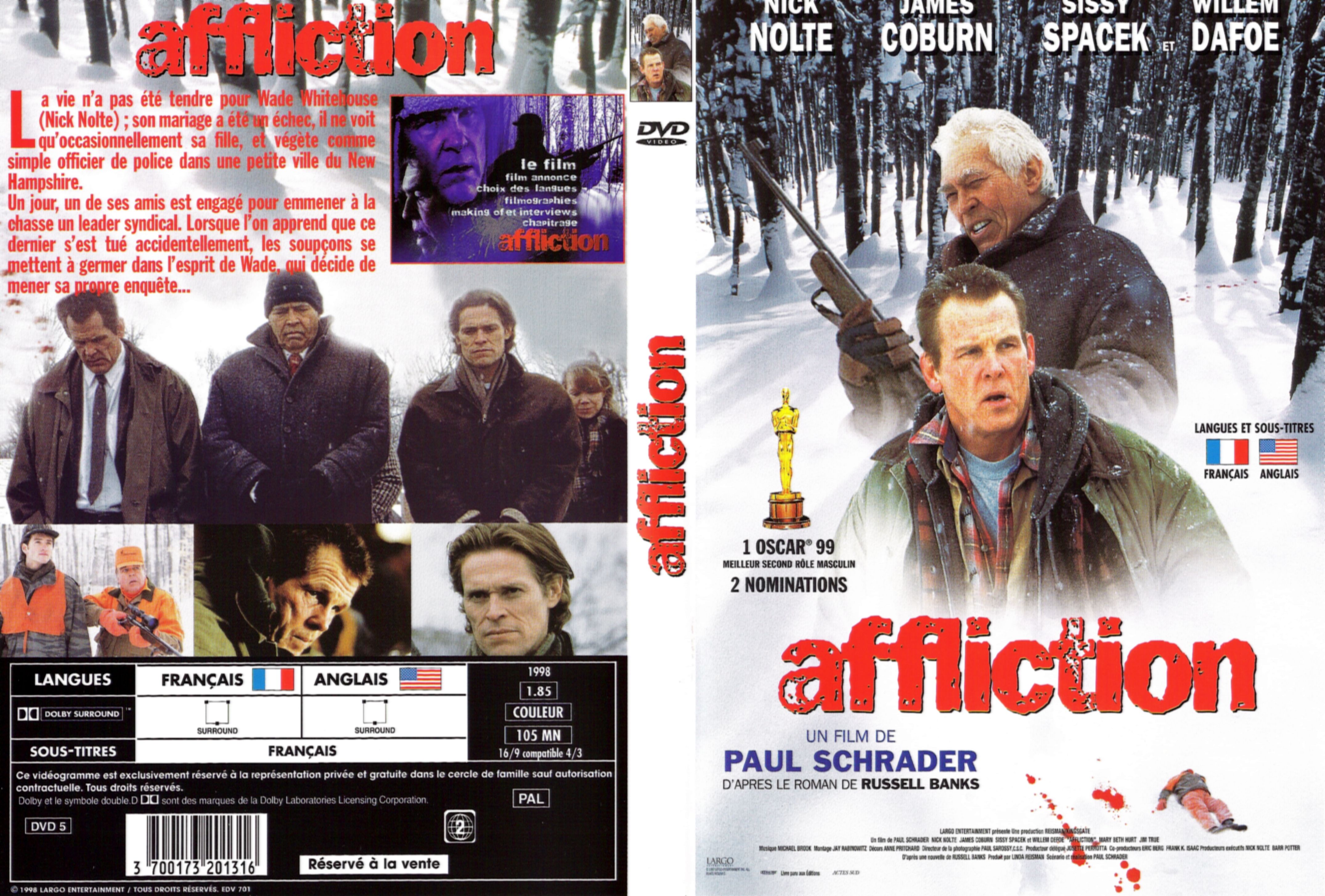 Jaquette DVD Affliction