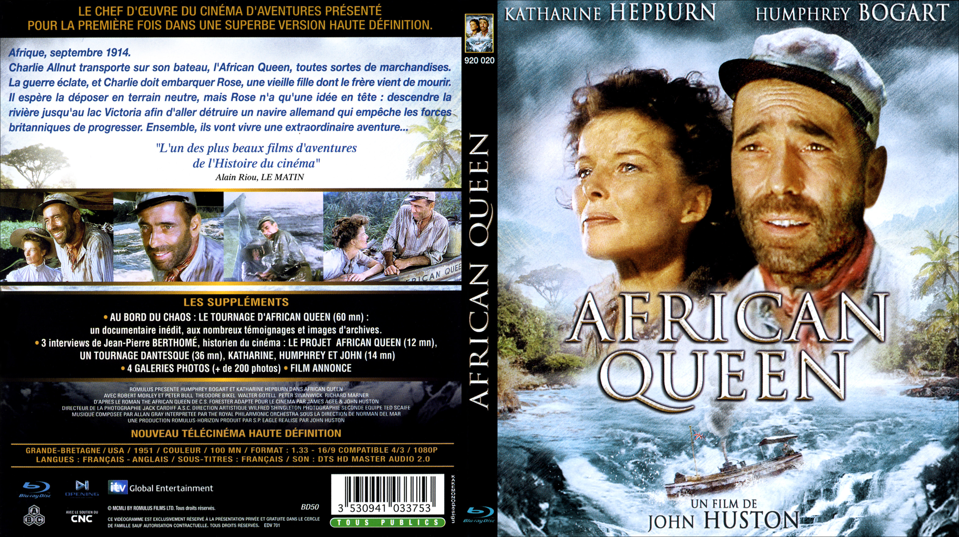 Jaquette DVD African queen (BLU-RAY)