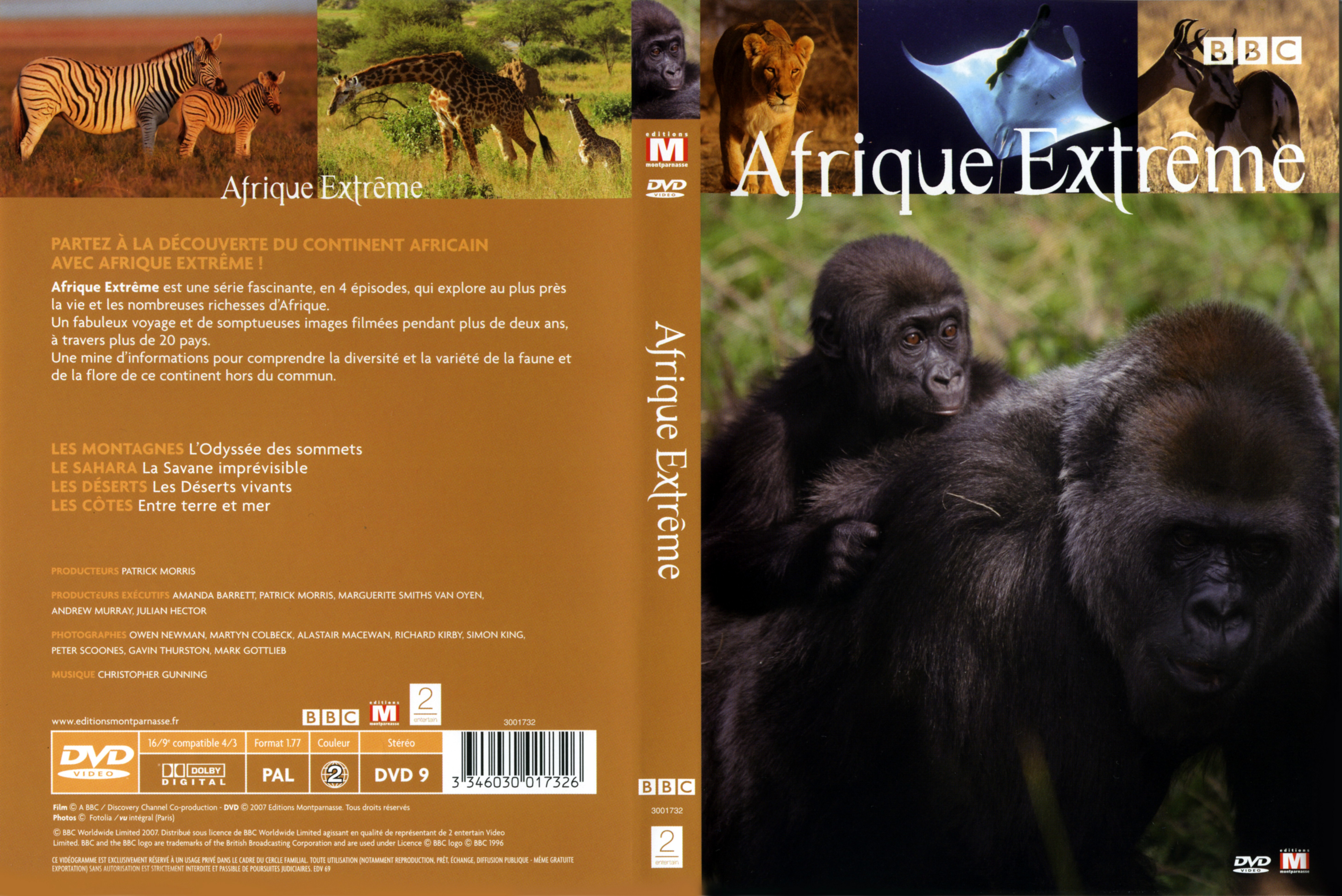 Jaquette DVD Afrique extreme
