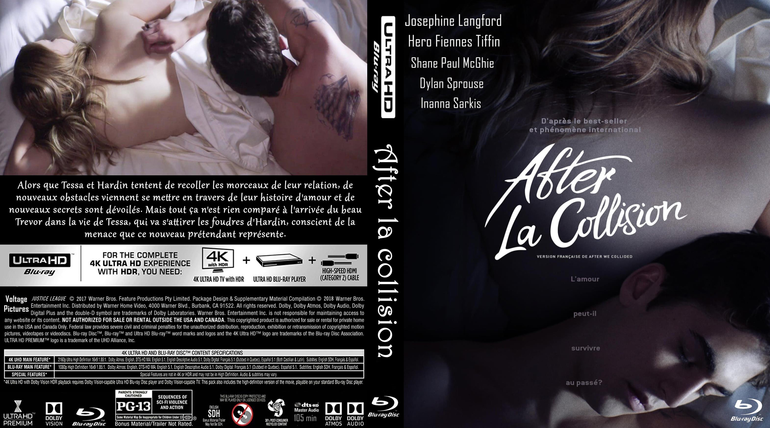 Jaquette DVD After la collision custom (BLU-RAY)