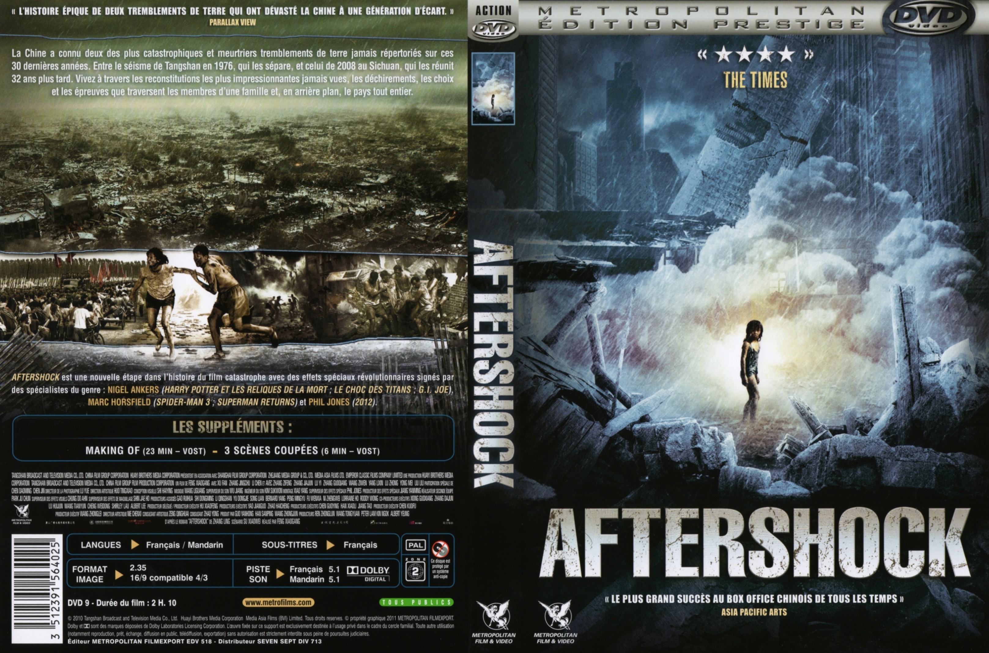 Jaquette DVD Aftershock