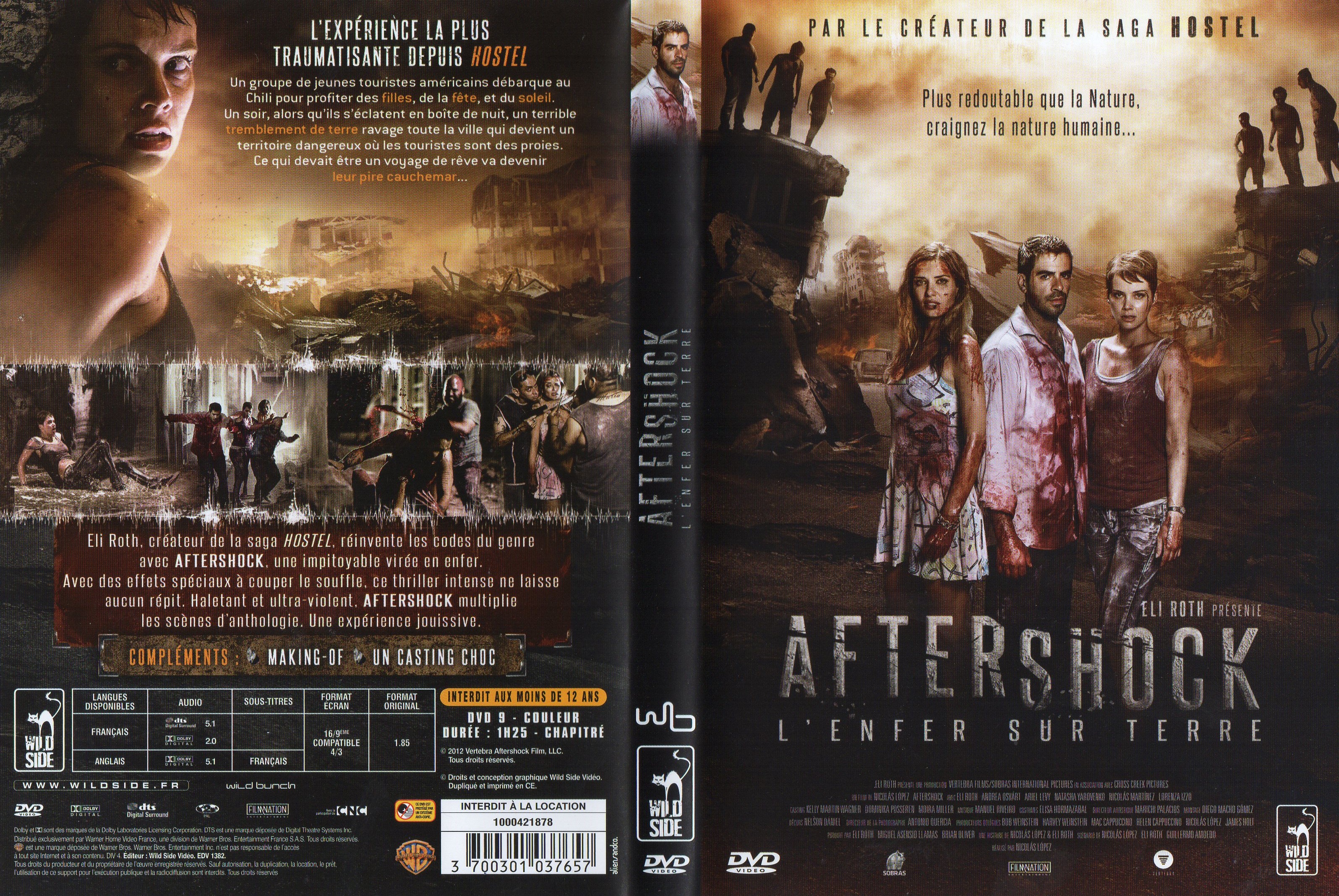 Jaquette DVD Aftershock (2013)