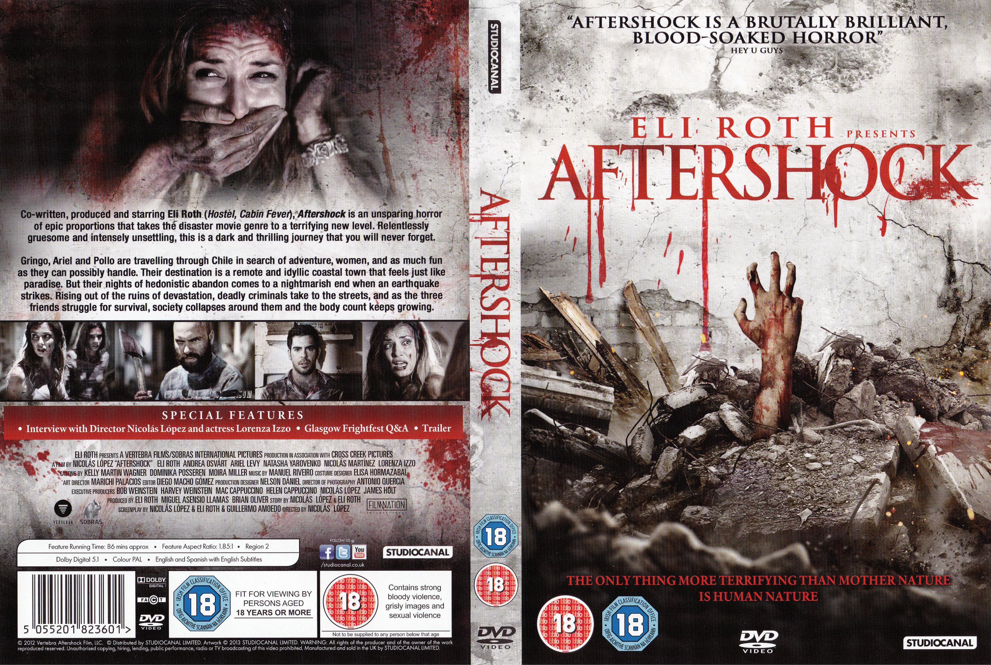 Jaquette DVD Aftershock (2013) Zone 1