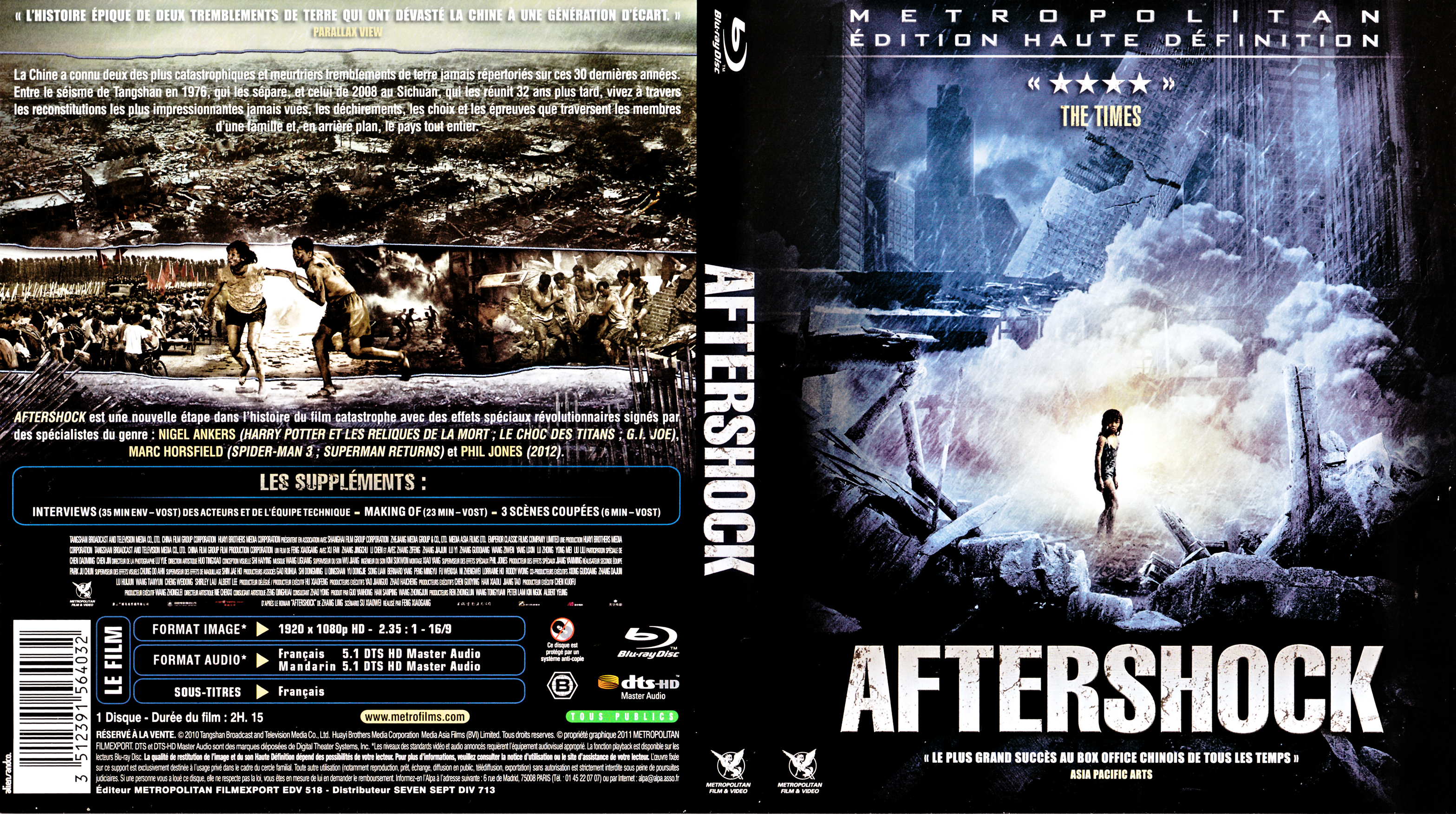 Jaquette DVD Aftershock (BLU-RAY)