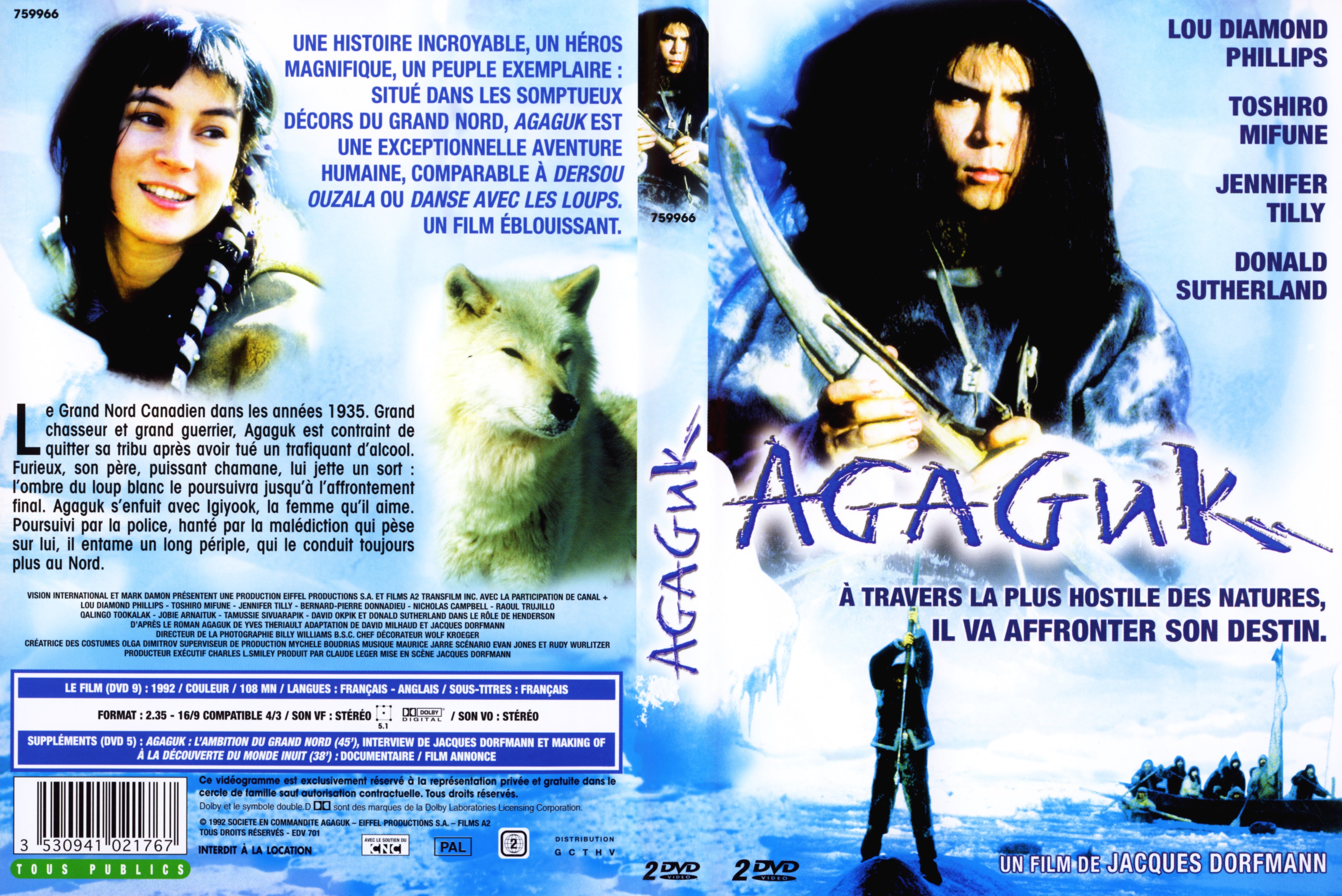 Jaquette DVD Agaguk