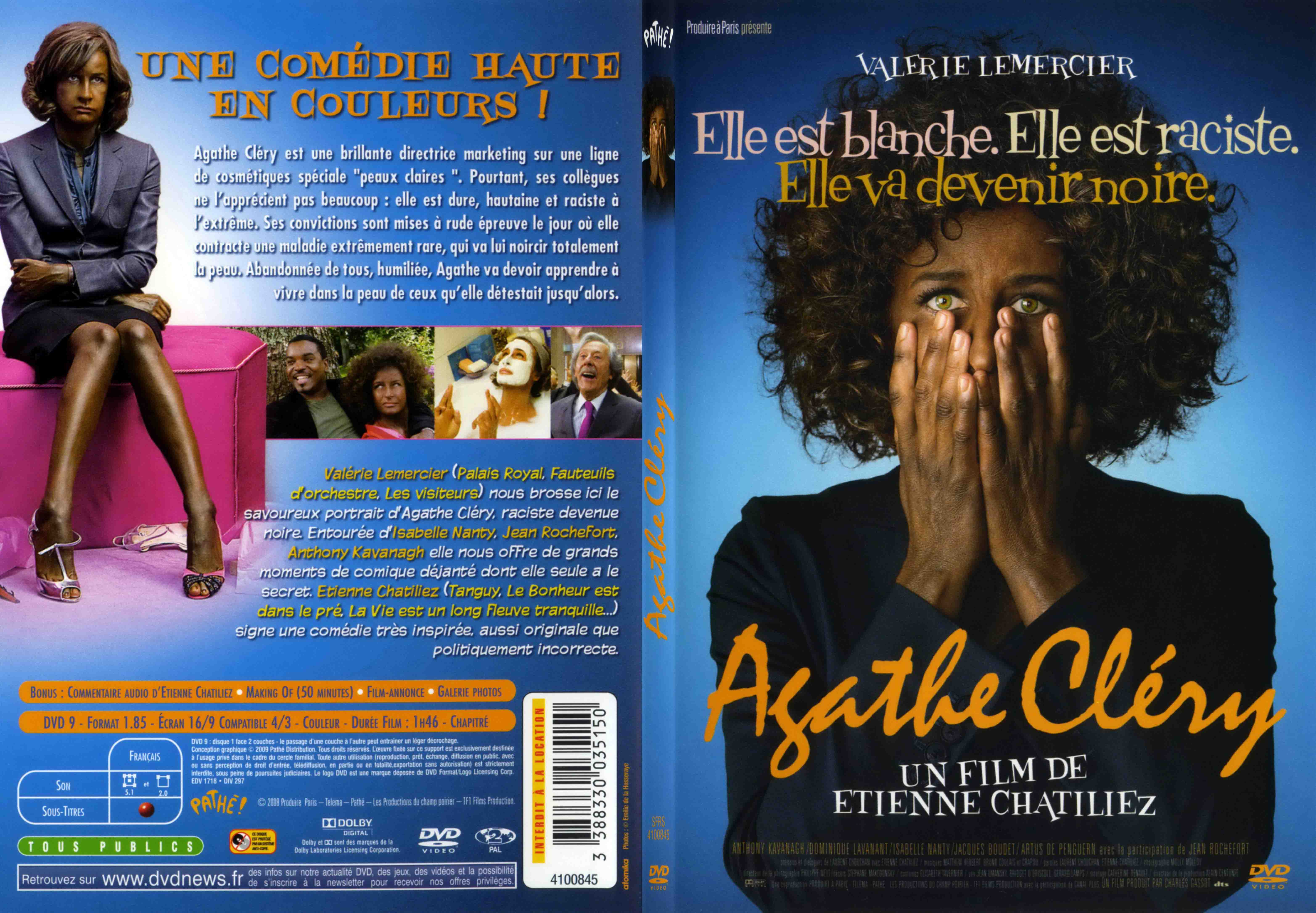 Jaquette DVD Agathe Clery - SLIM