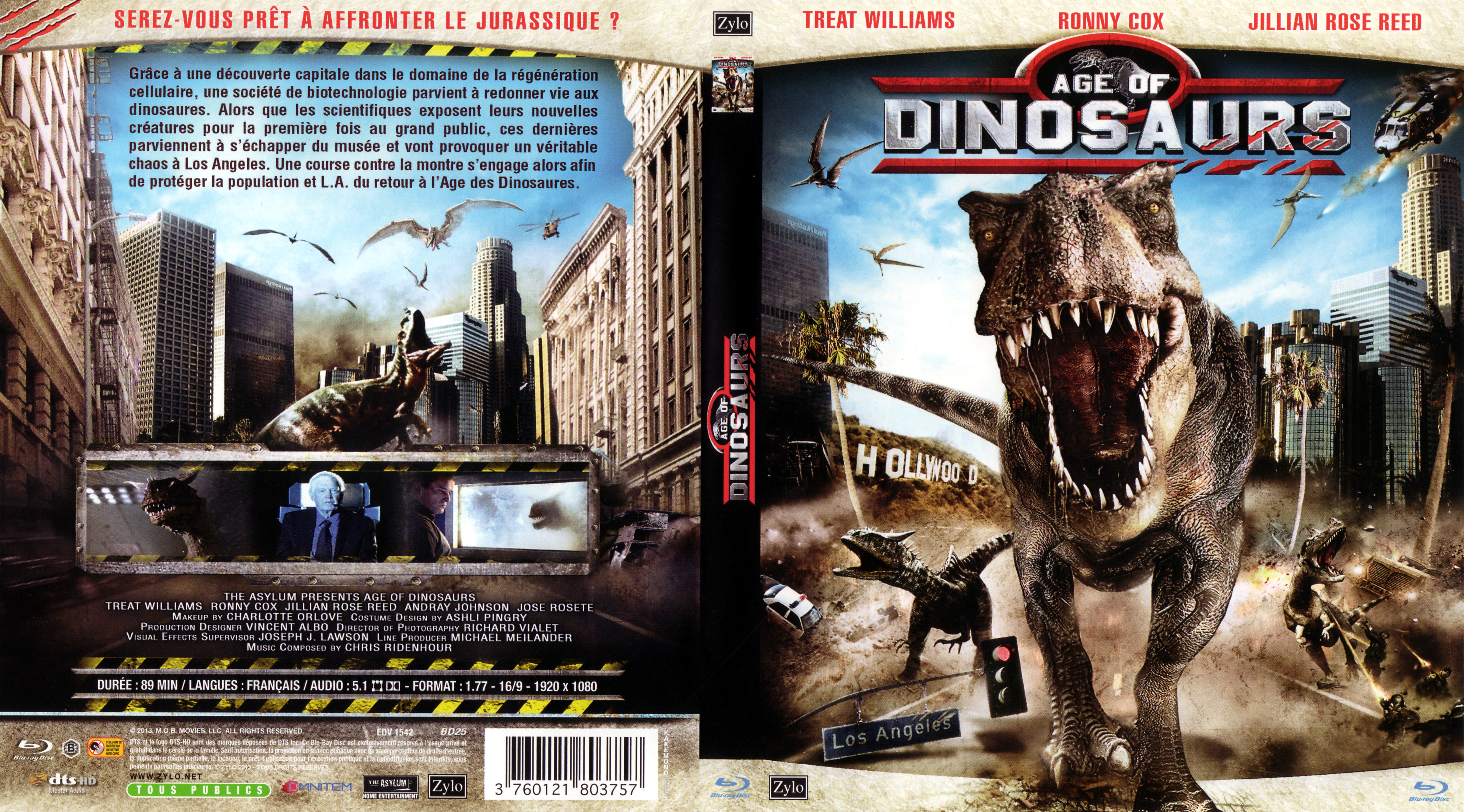 Jaquette DVD Age of dinosaurs (BLU-RAY)
