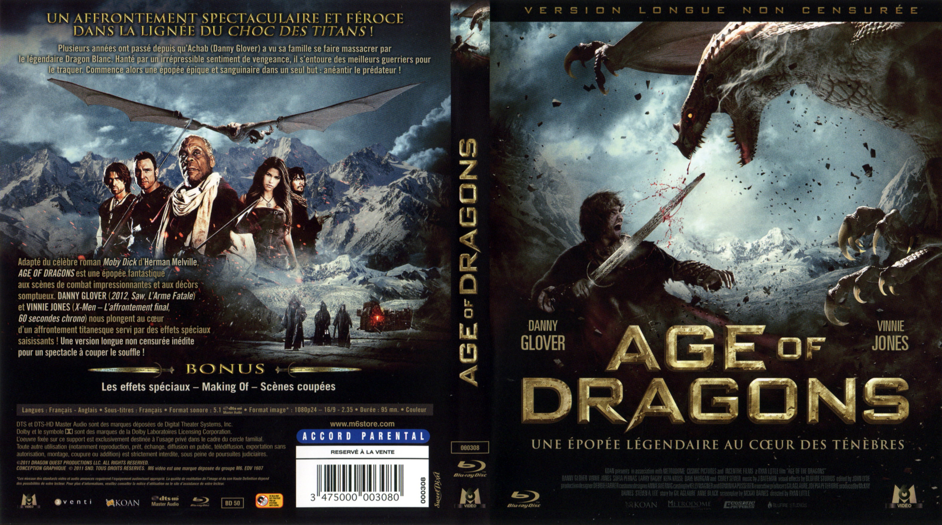 Jaquette DVD Age of dragons (BLU-RAY)