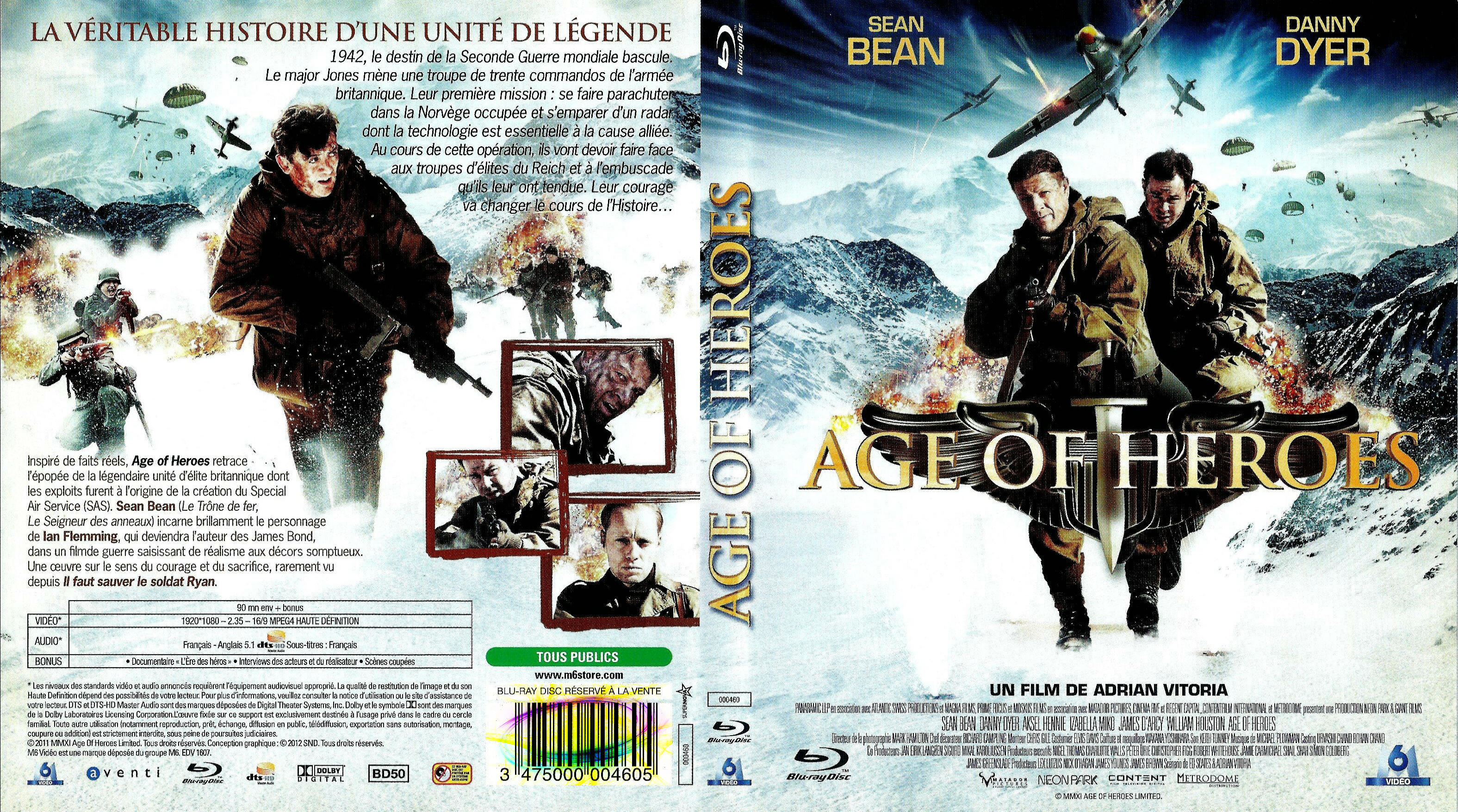 Jaquette DVD Age of heroes (BLU-RAY)