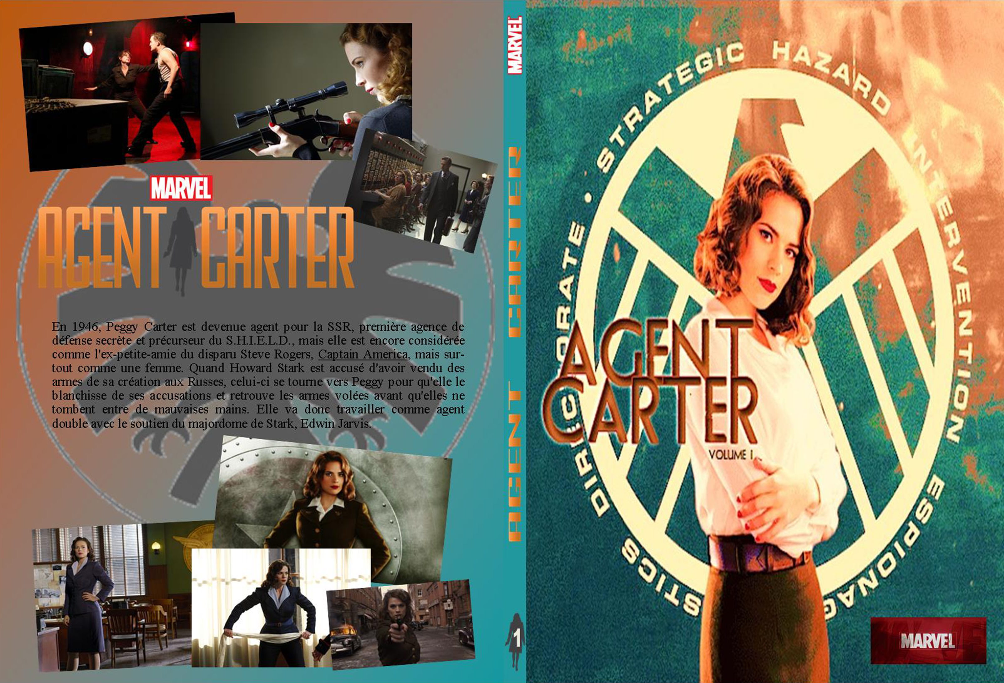 Jaquette DVD Agent Carter Saison custom