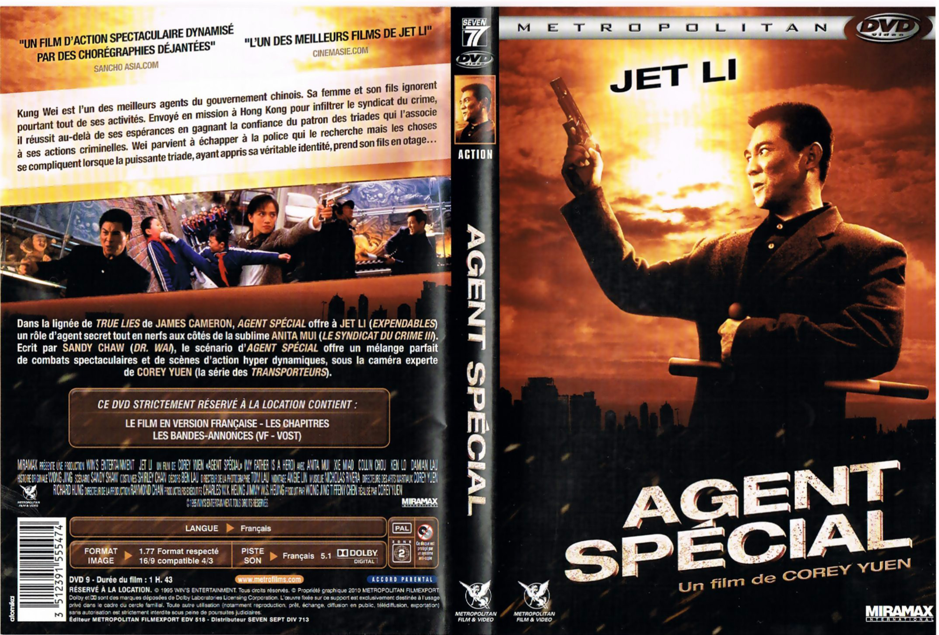 Jaquette DVD Agent special