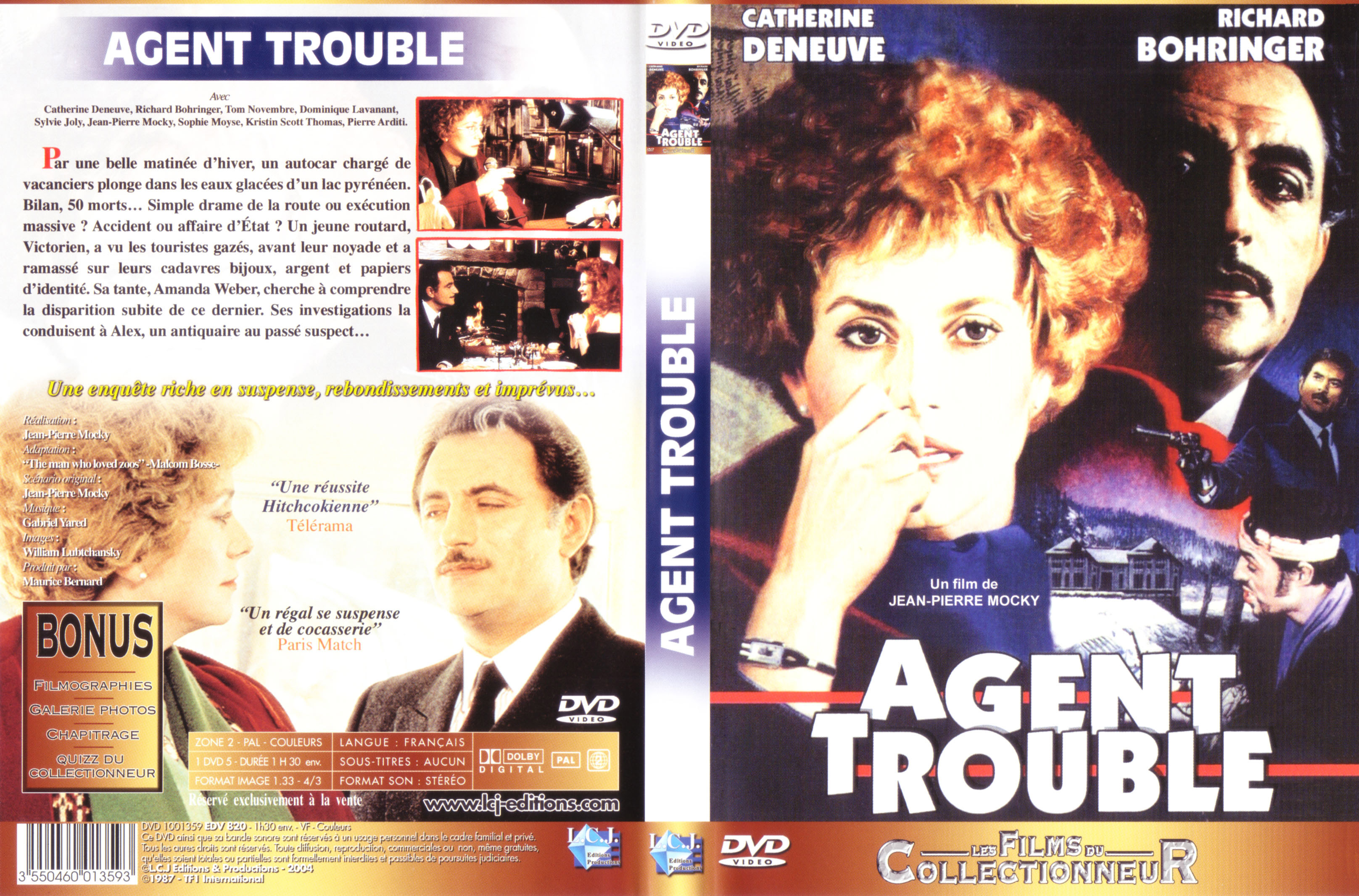 Jaquette DVD Agent trouble