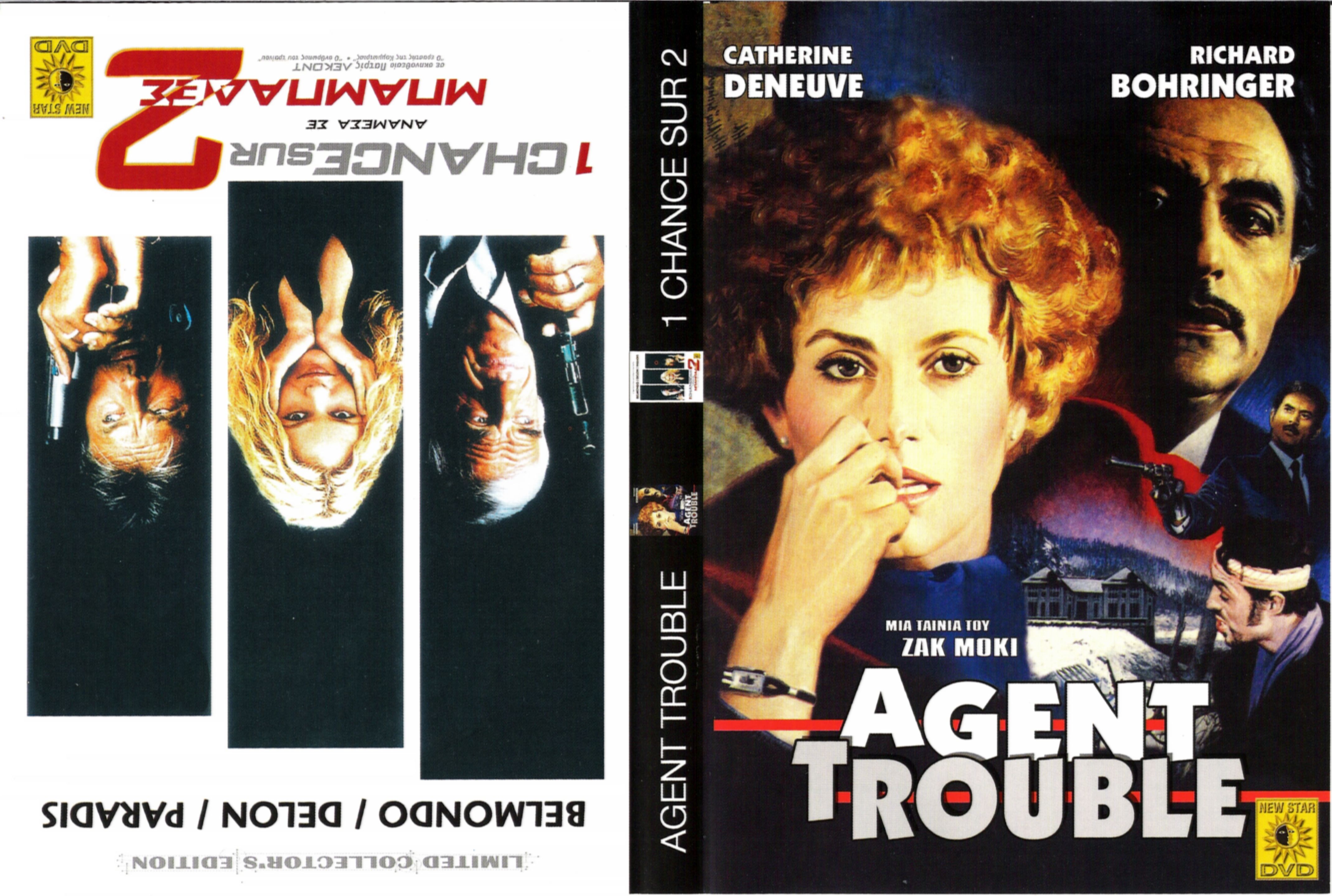 Jaquette DVD Agent trouble - 1 chance sur 2