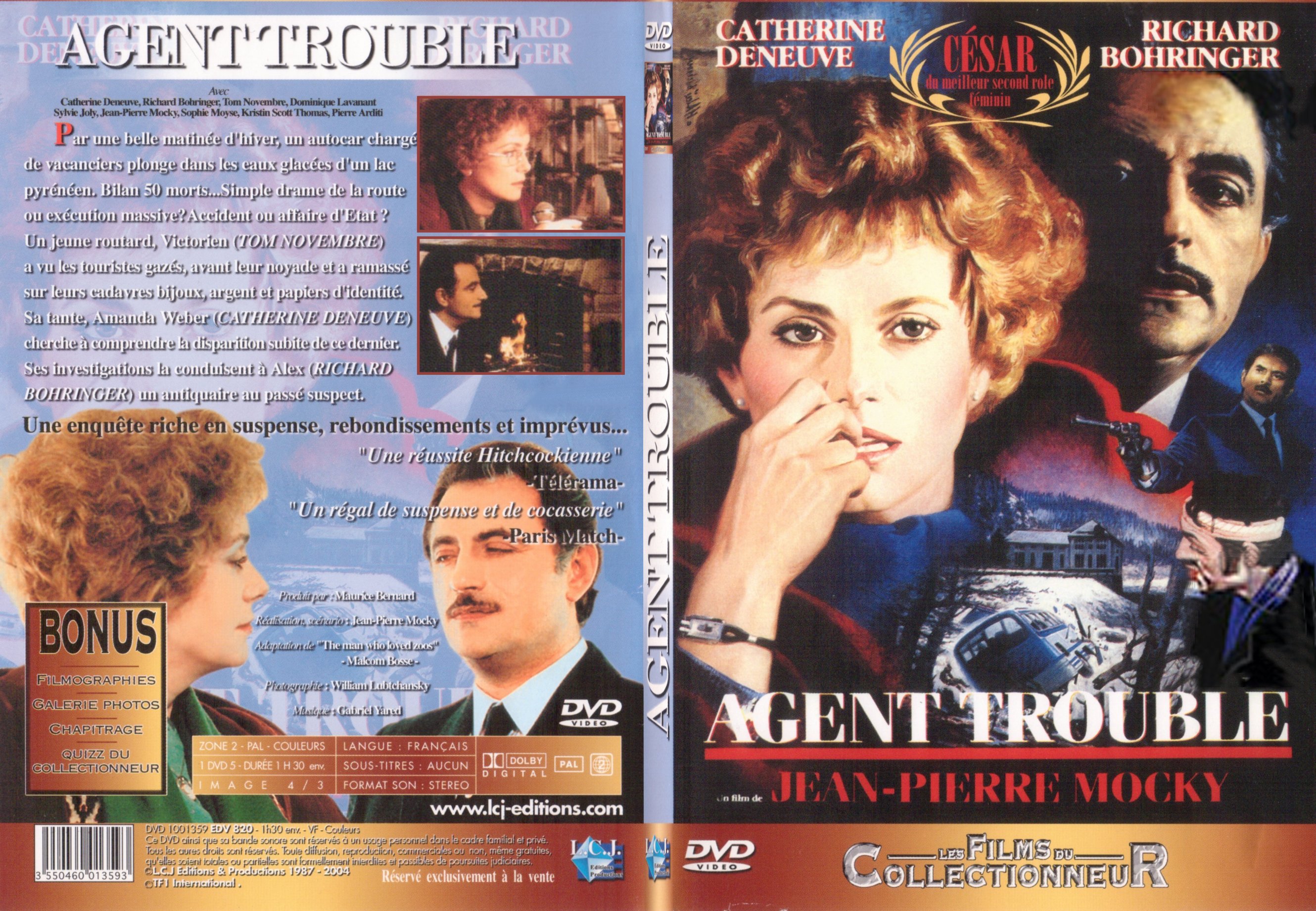 Jaquette DVD Agent trouble - SLIM
