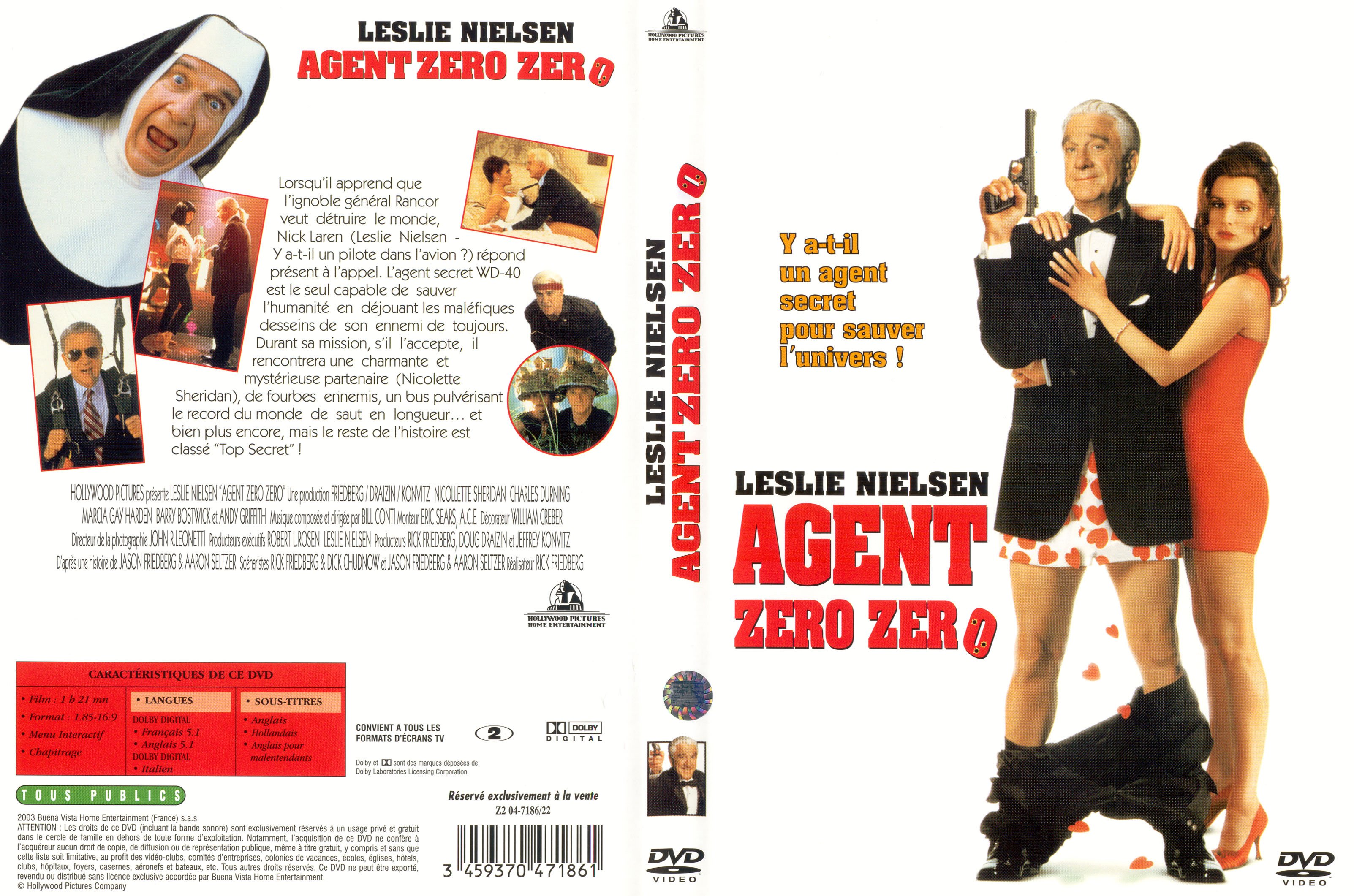 Jaquette DVD Agent zero zero