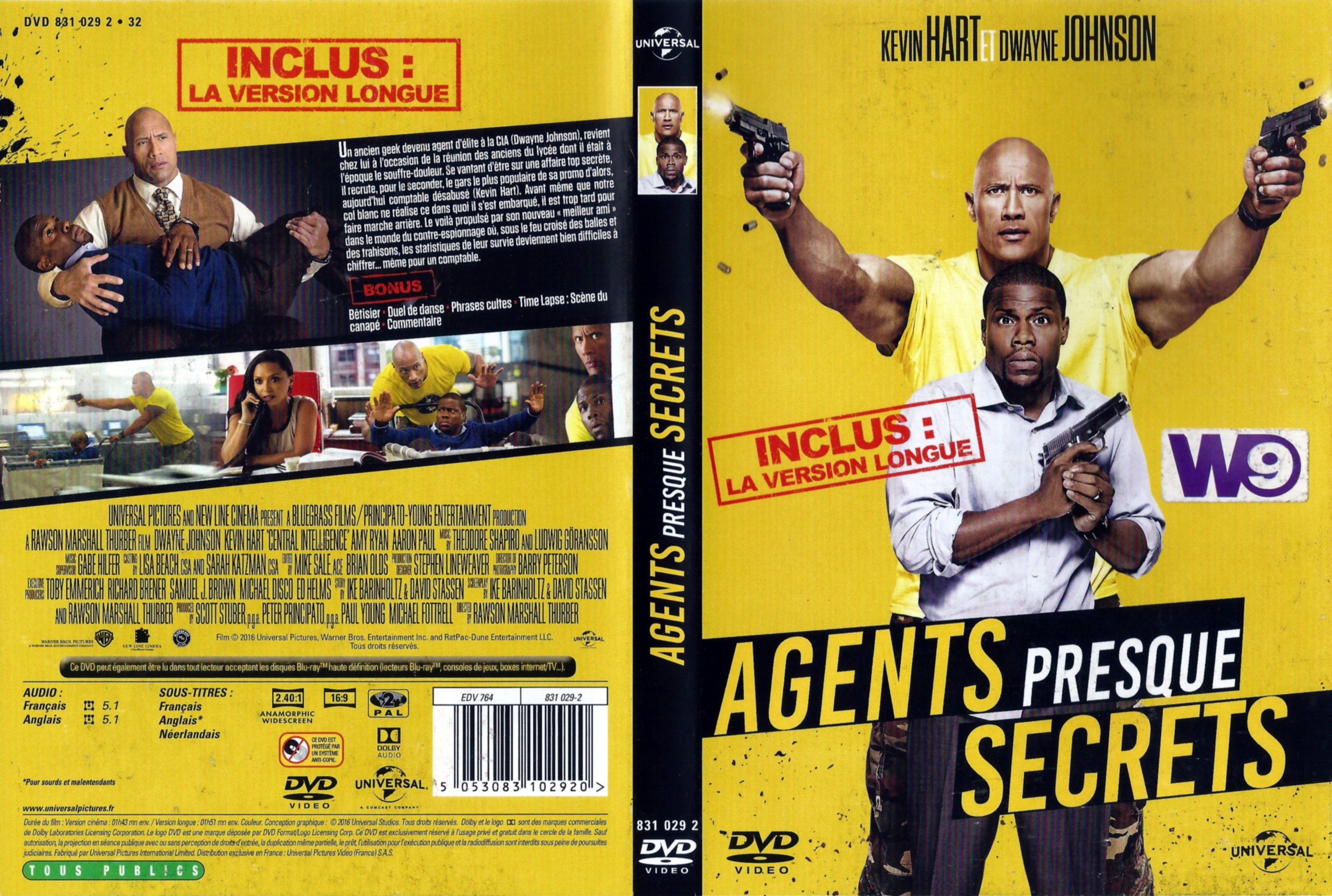 Jaquette DVD Agents presque secrets